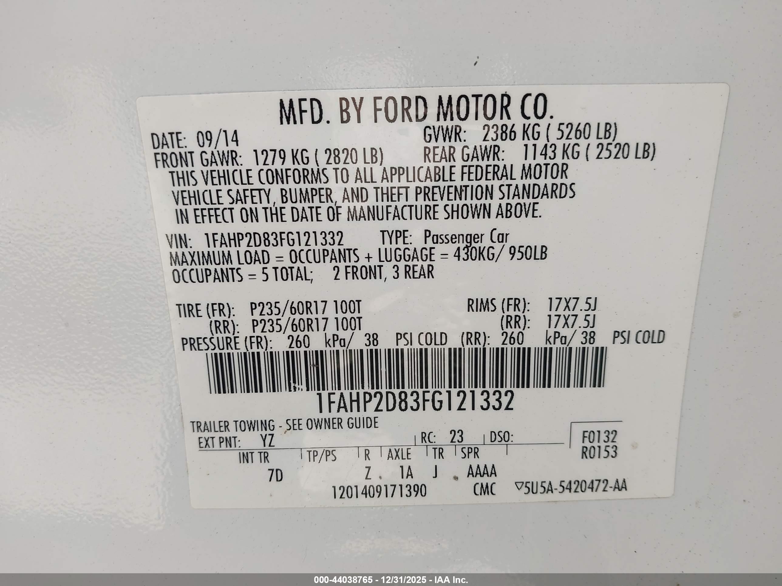 FORD TAURUS image 9