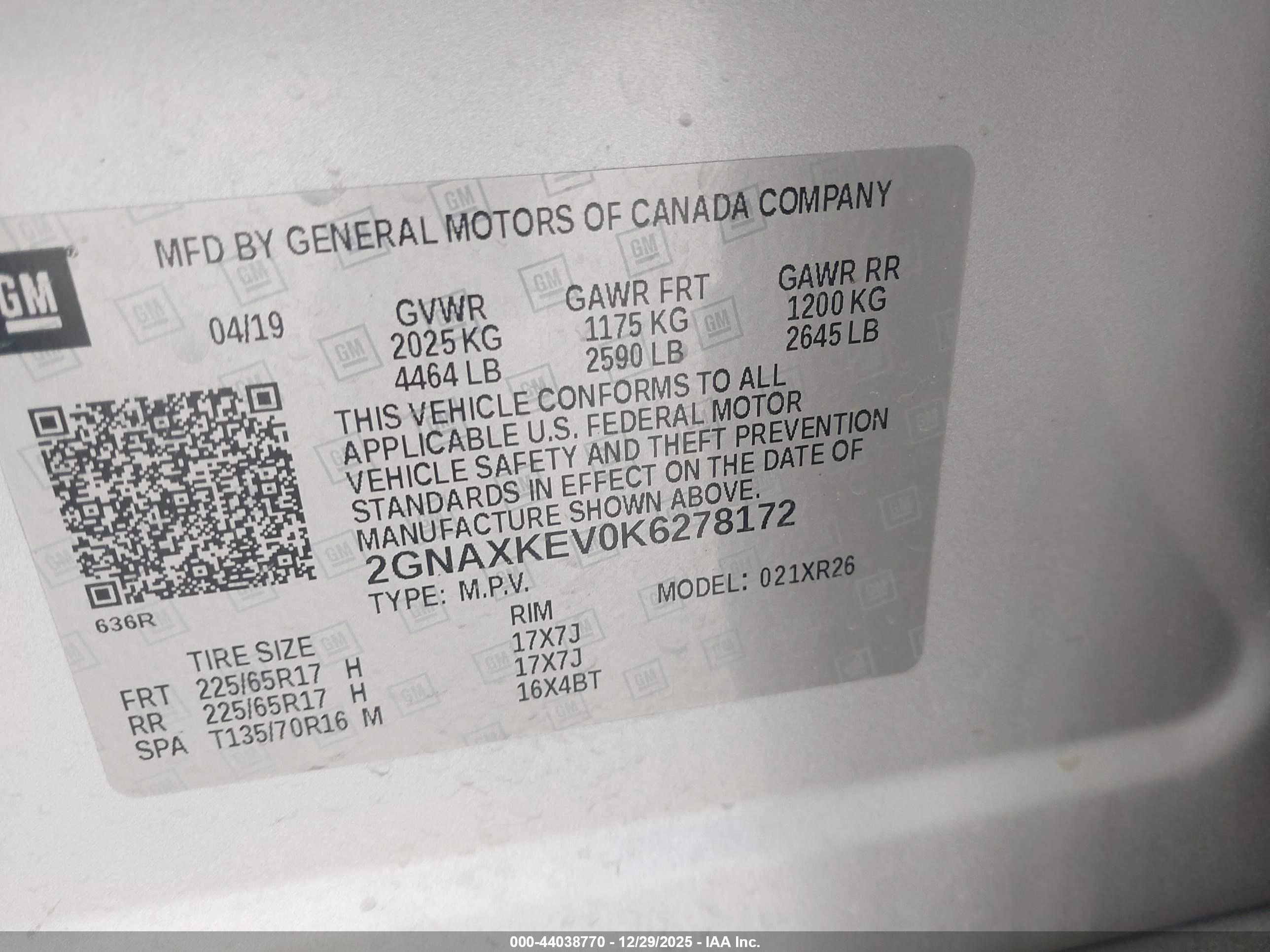 CHEVROLET EQUINOX image 9
