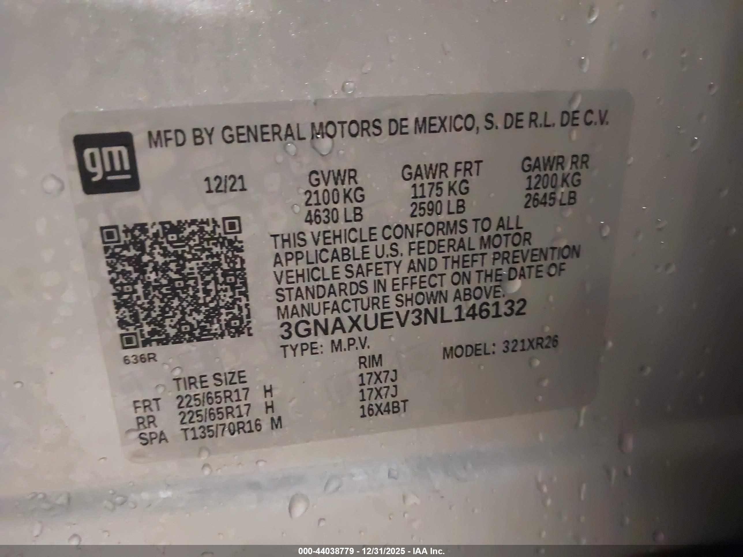 CHEVROLET EQUINOX image 9