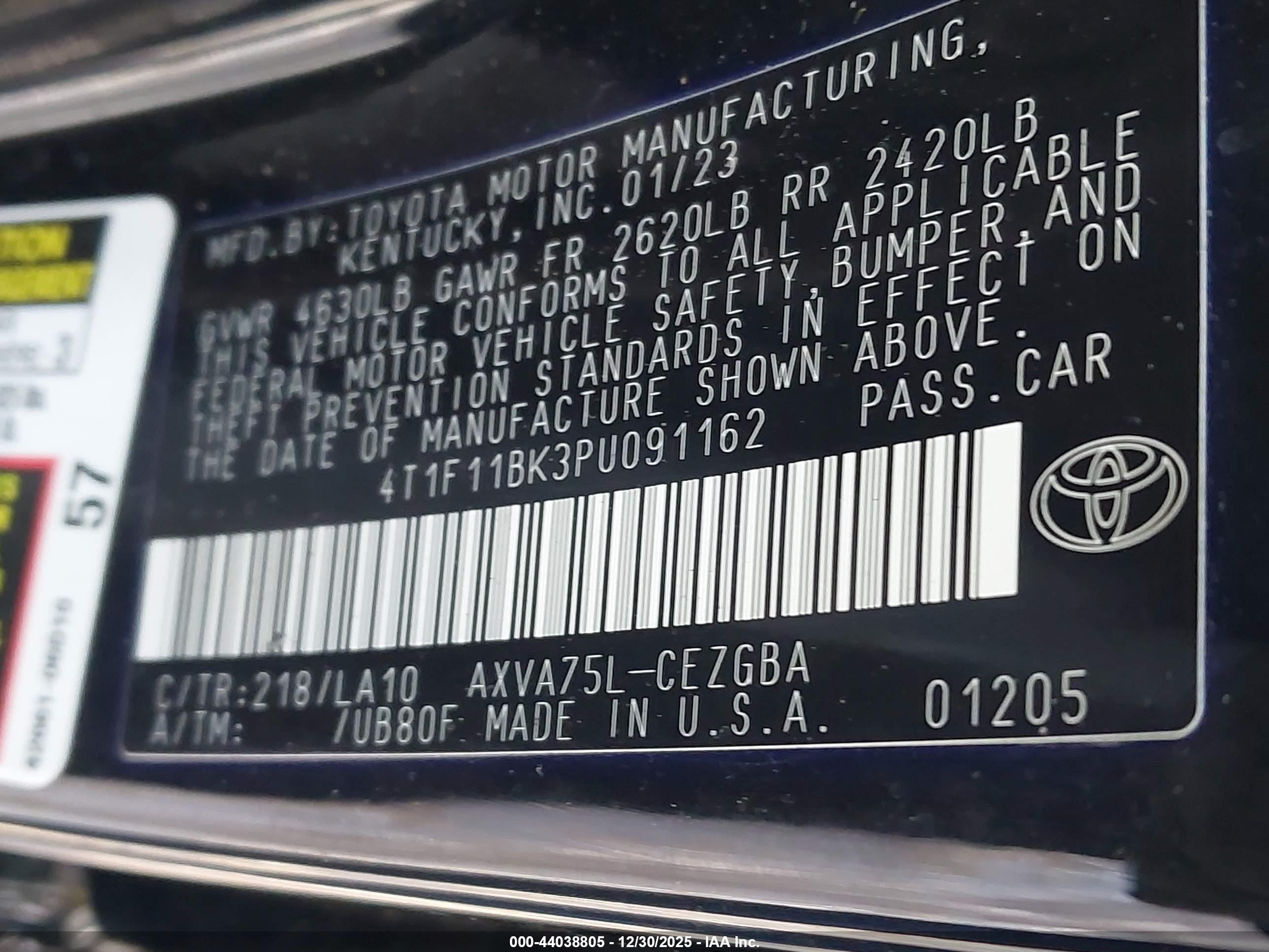 TOYOTA CAMRY image 9