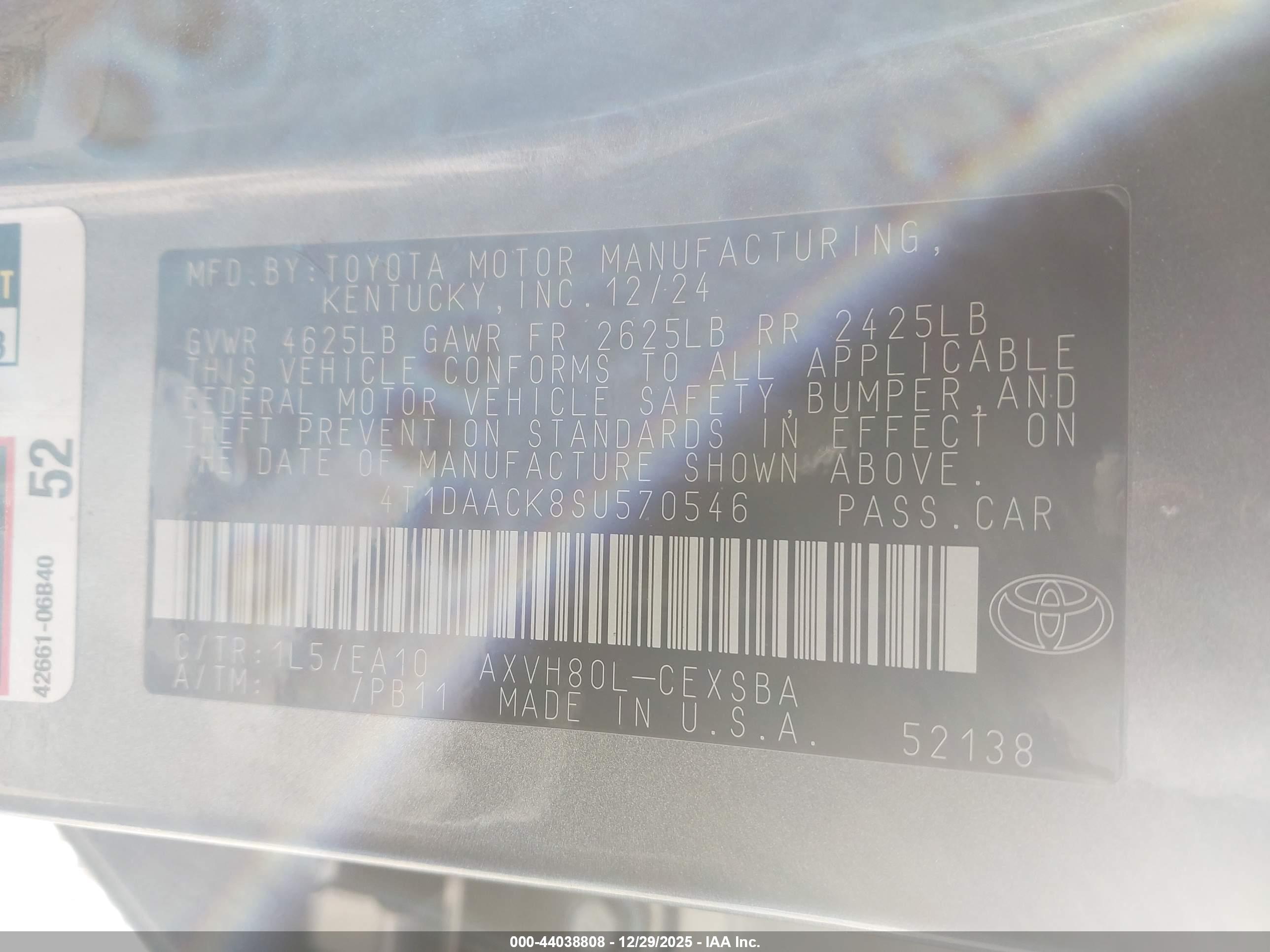 TOYOTA CAMRY image 9