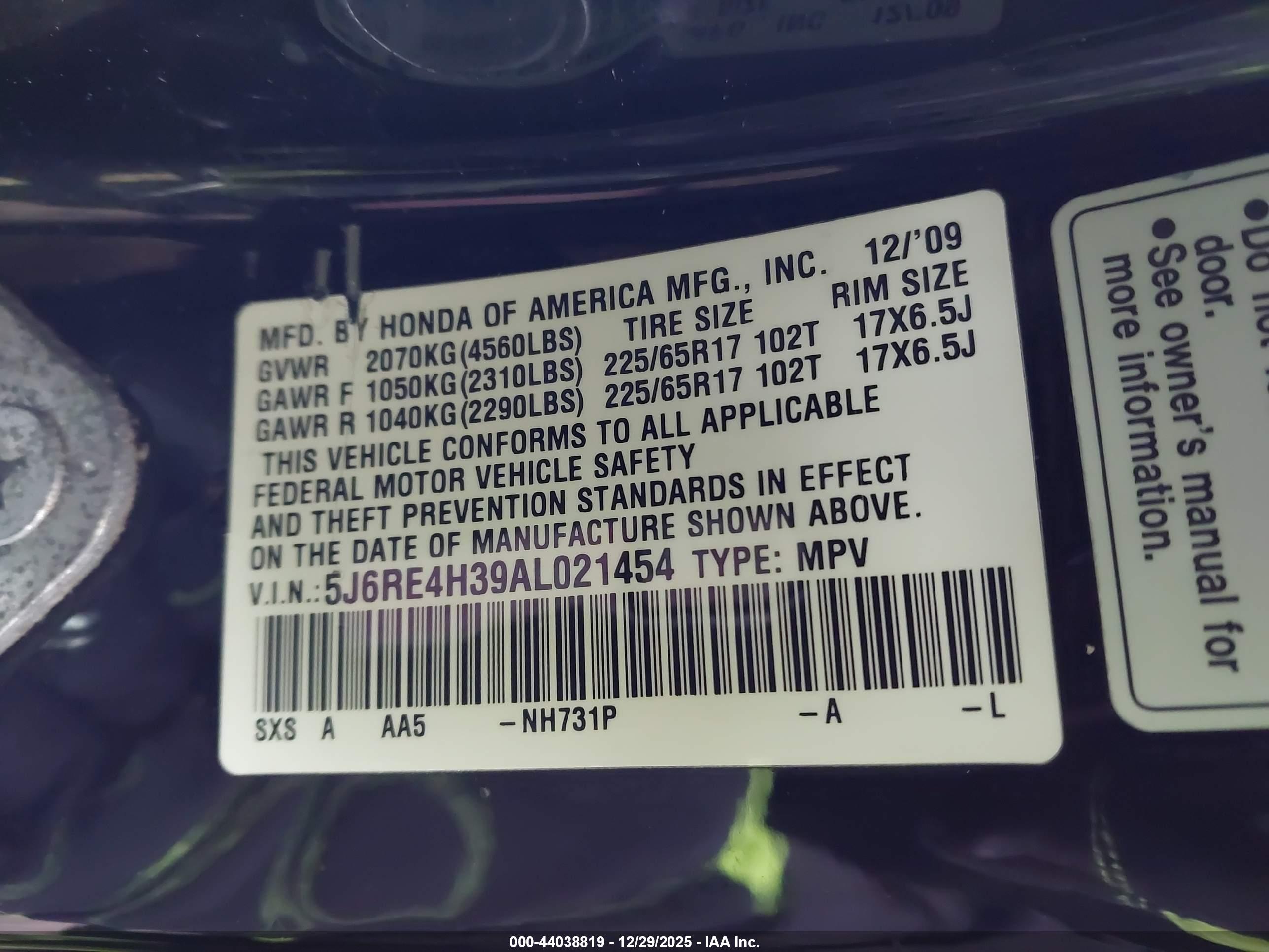 HONDA CR-V image 9