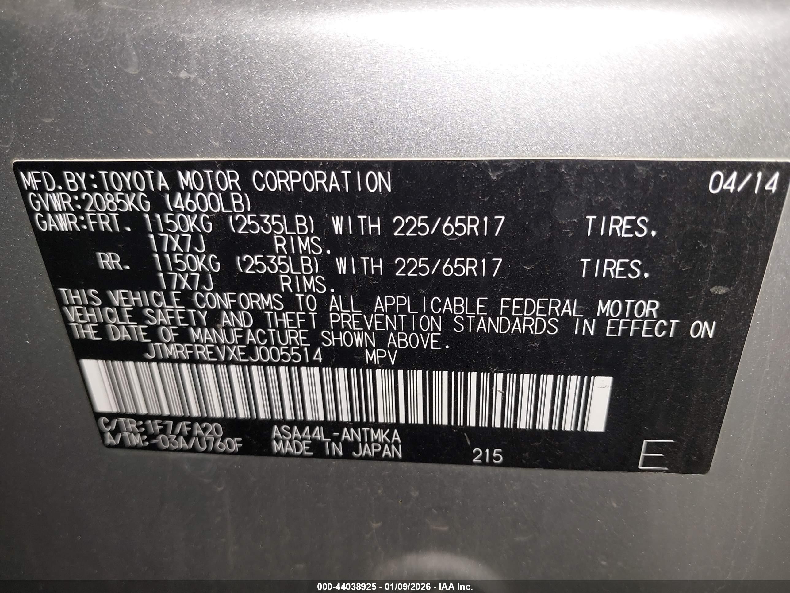 TOYOTA RAV4 image 9