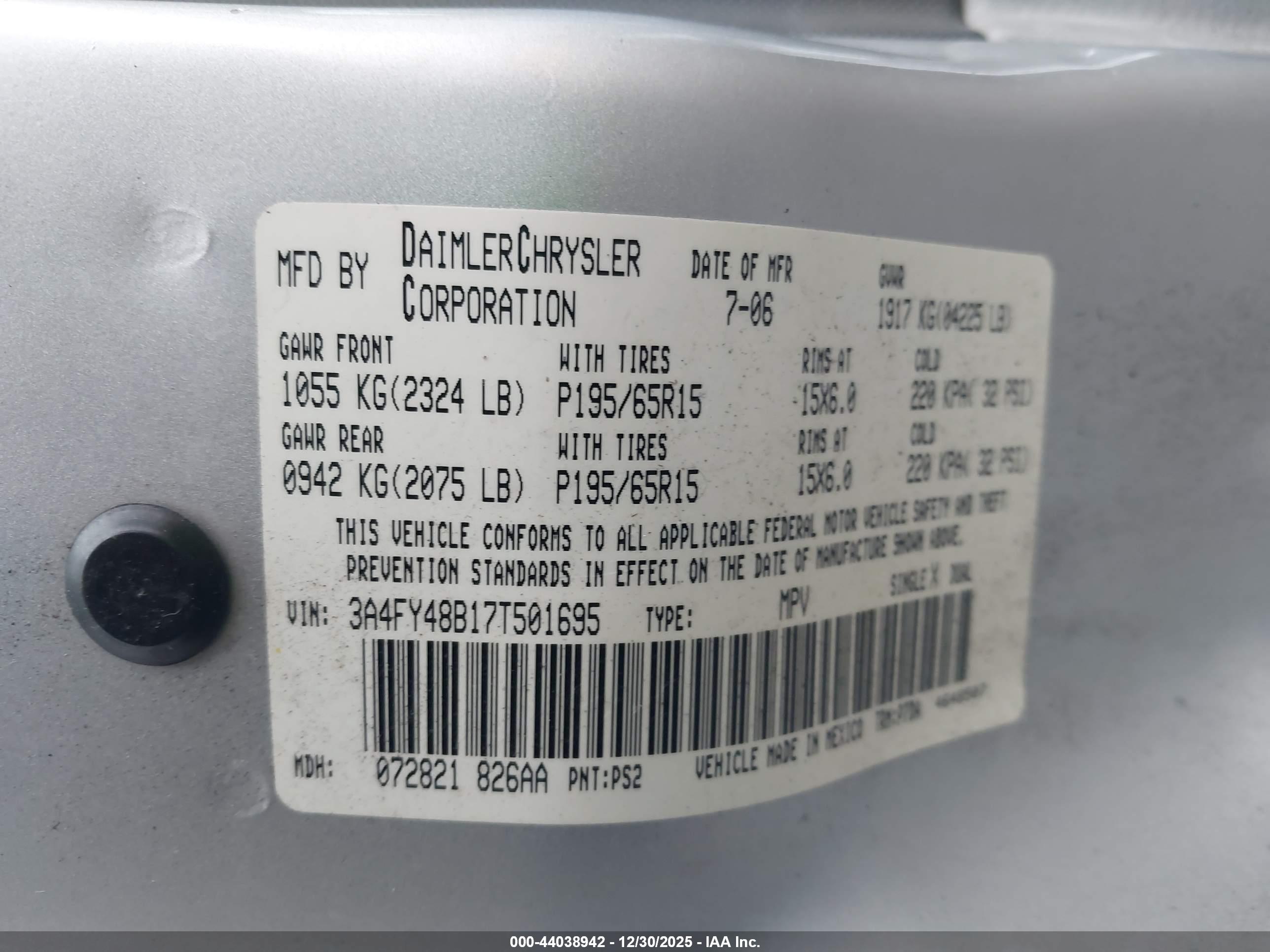 CHRYSLER PT image 9