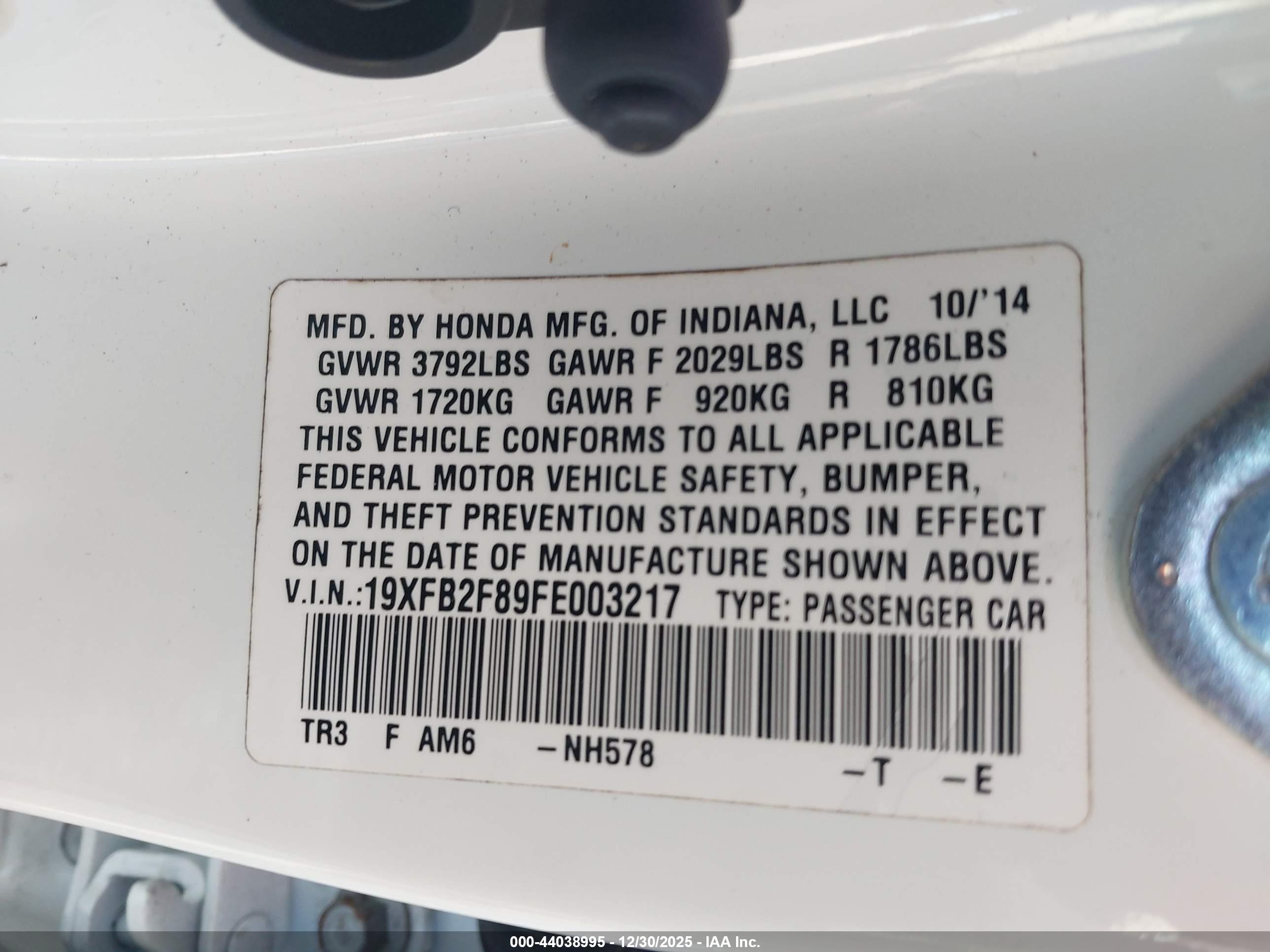 HONDA CIVIC image 9