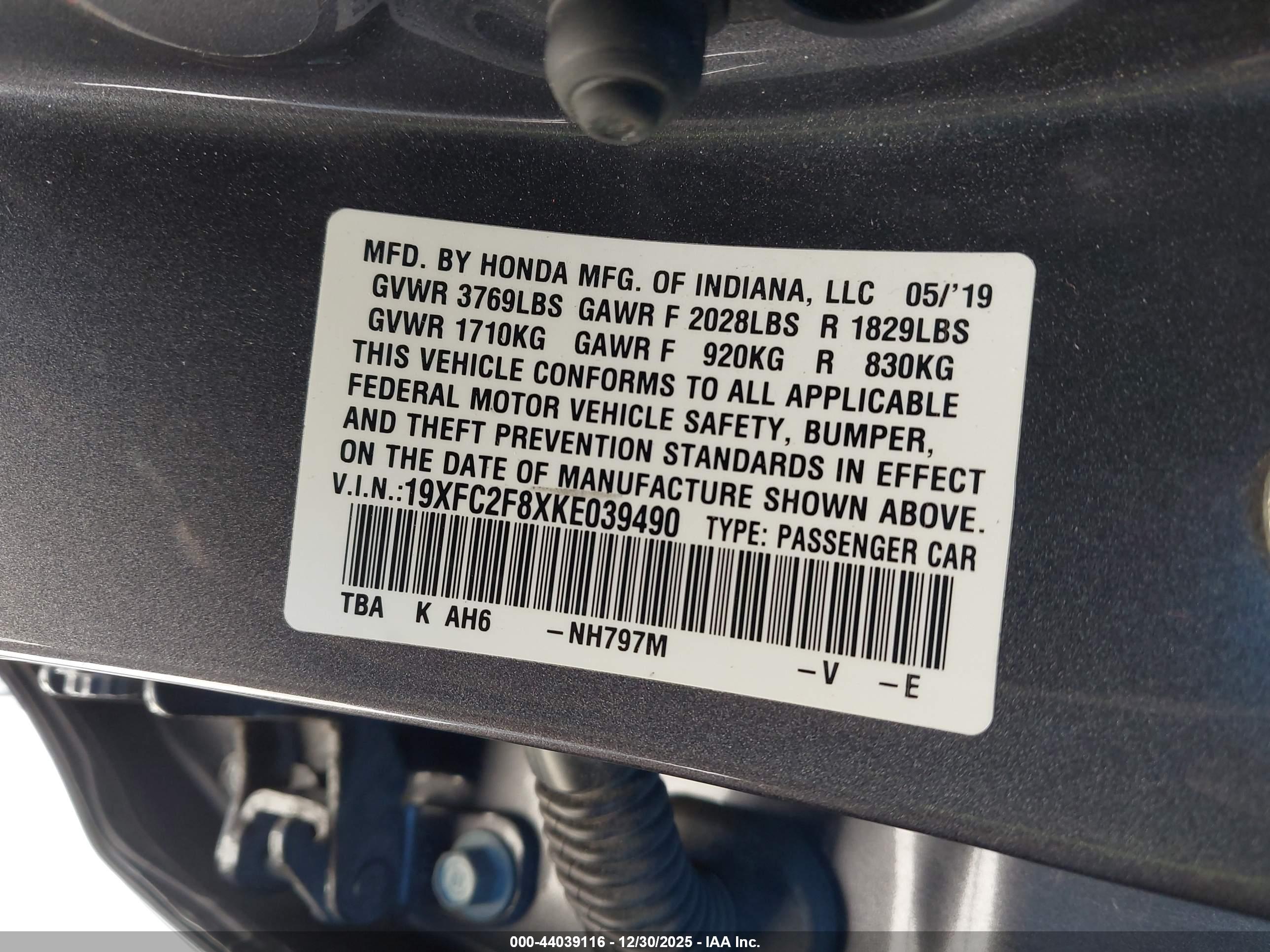 HONDA CIVIC image 9