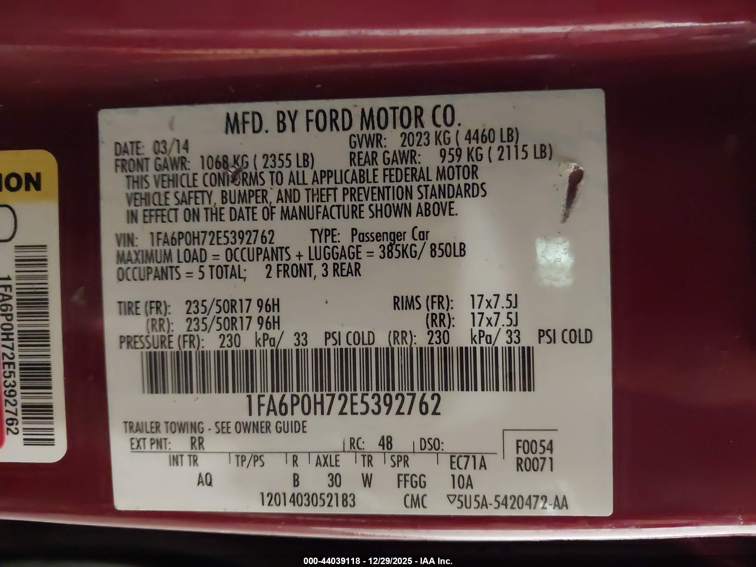 FORD FUSION image 9