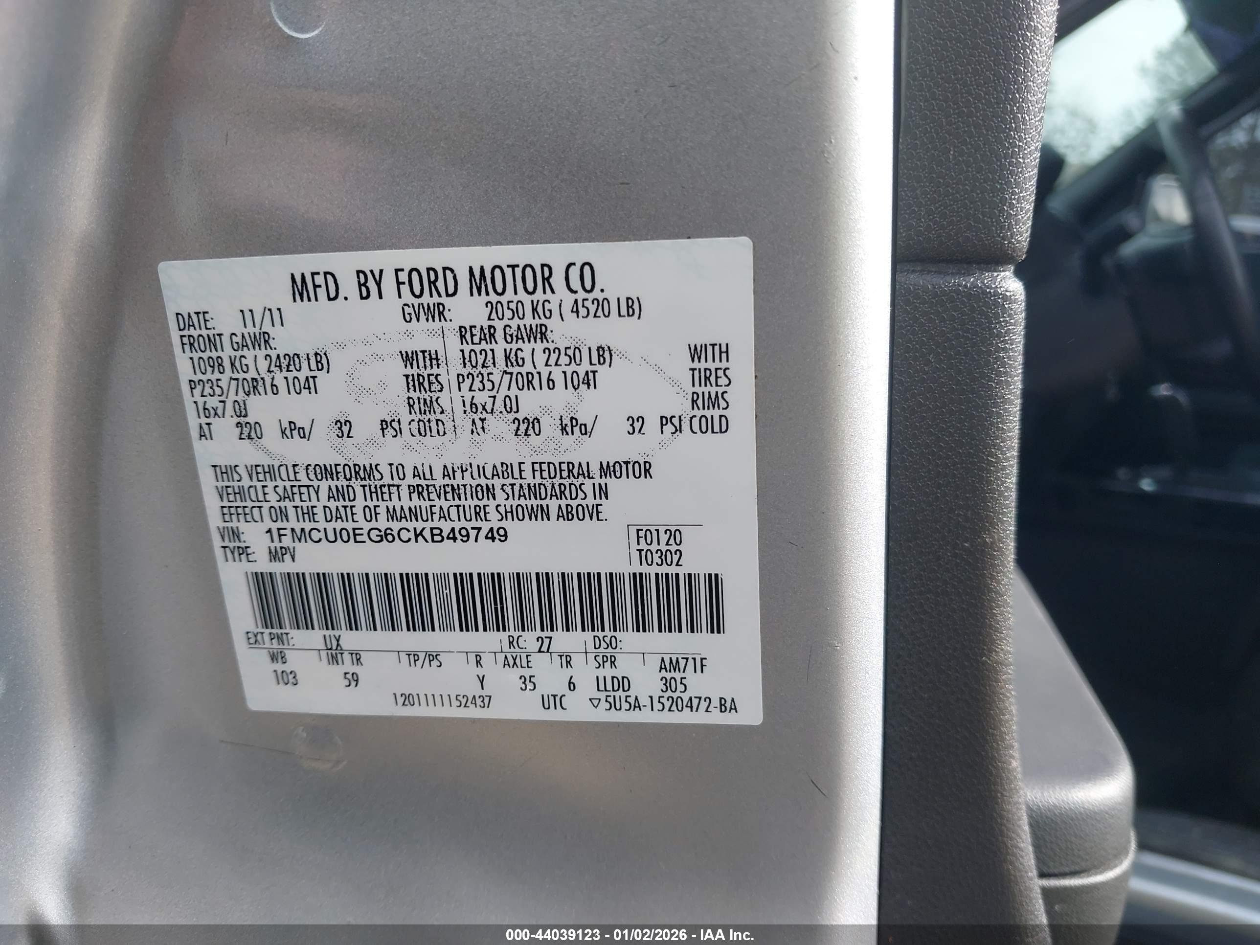 FORD ESCAPE image 9