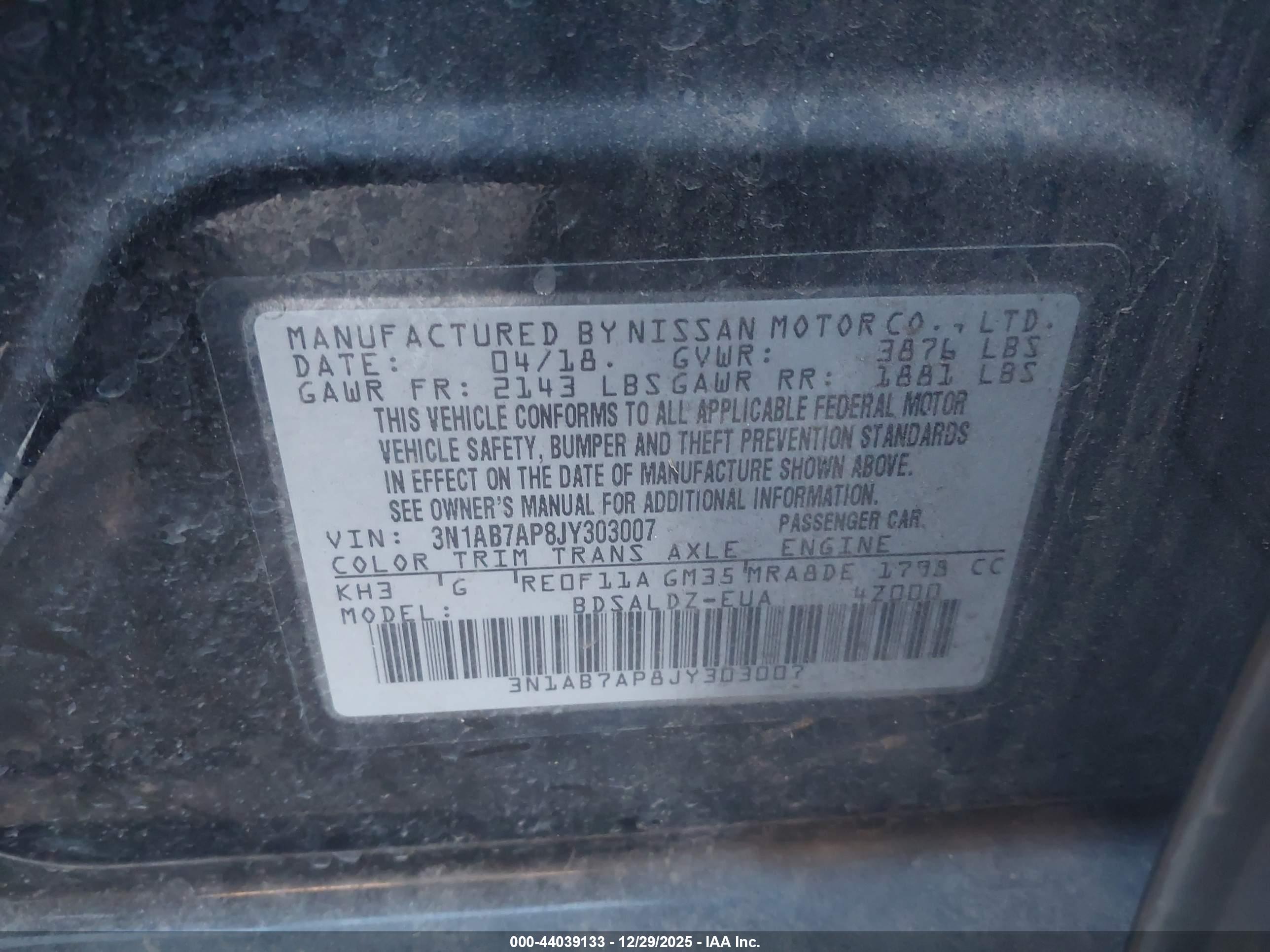 NISSAN SENTRA image 9