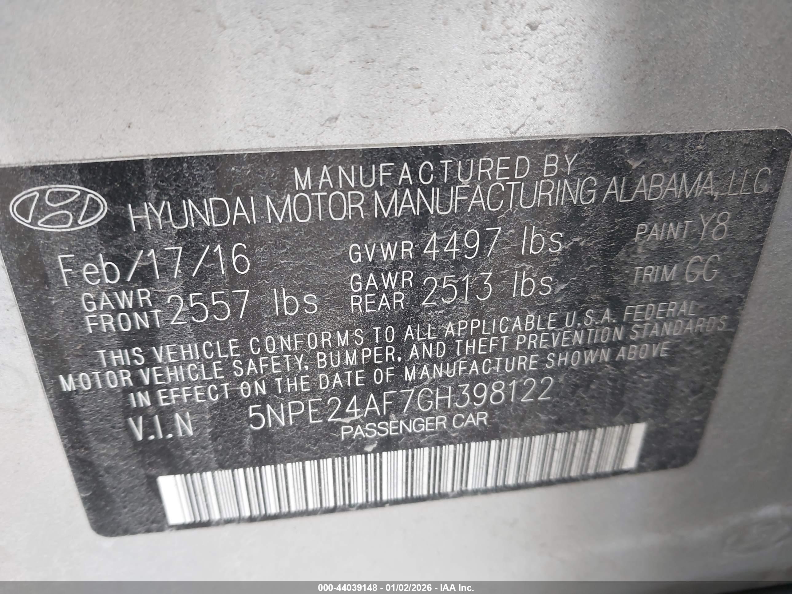 HYUNDAI SONATA image 9