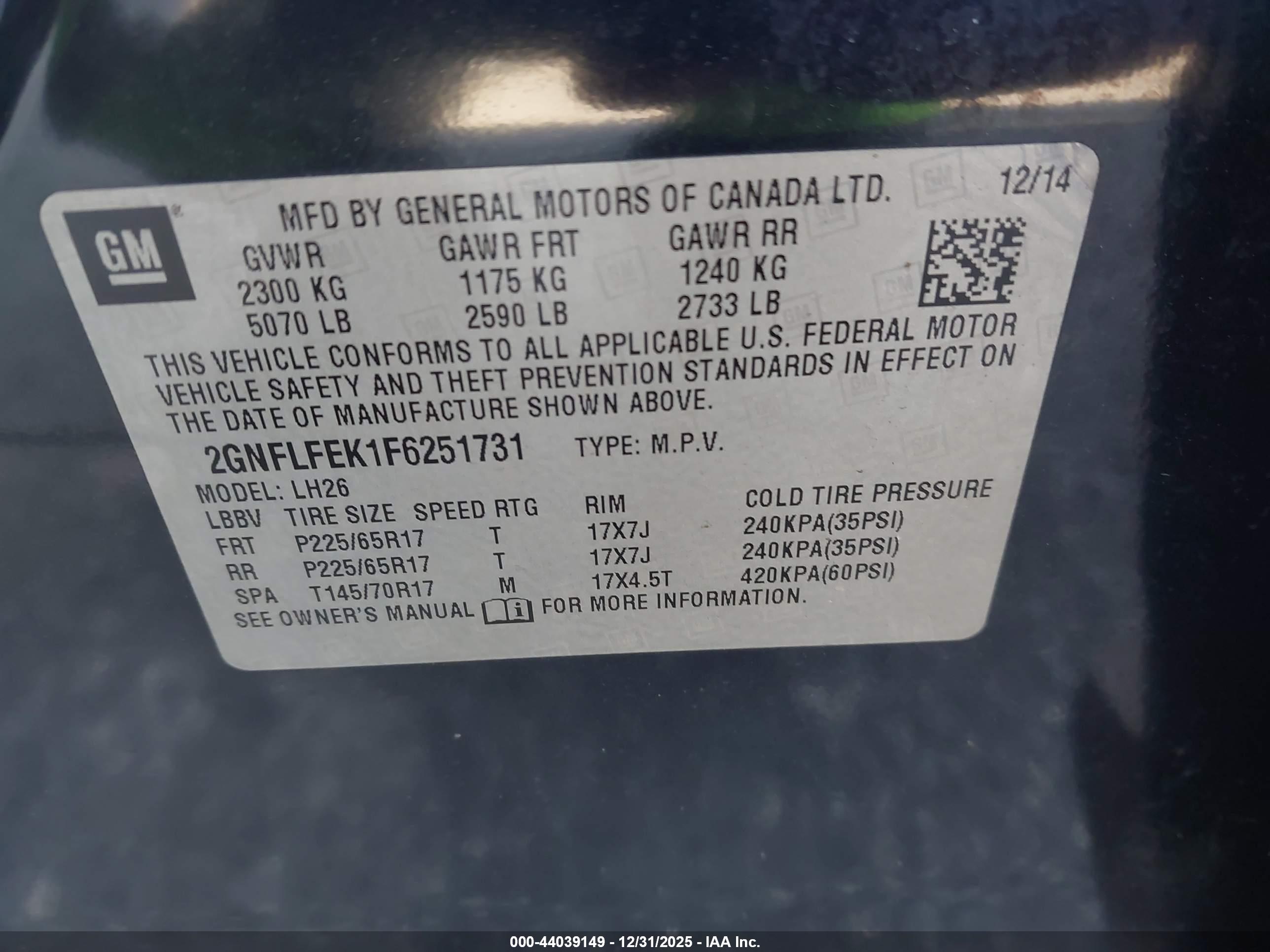 CHEVROLET EQUINOX image 9
