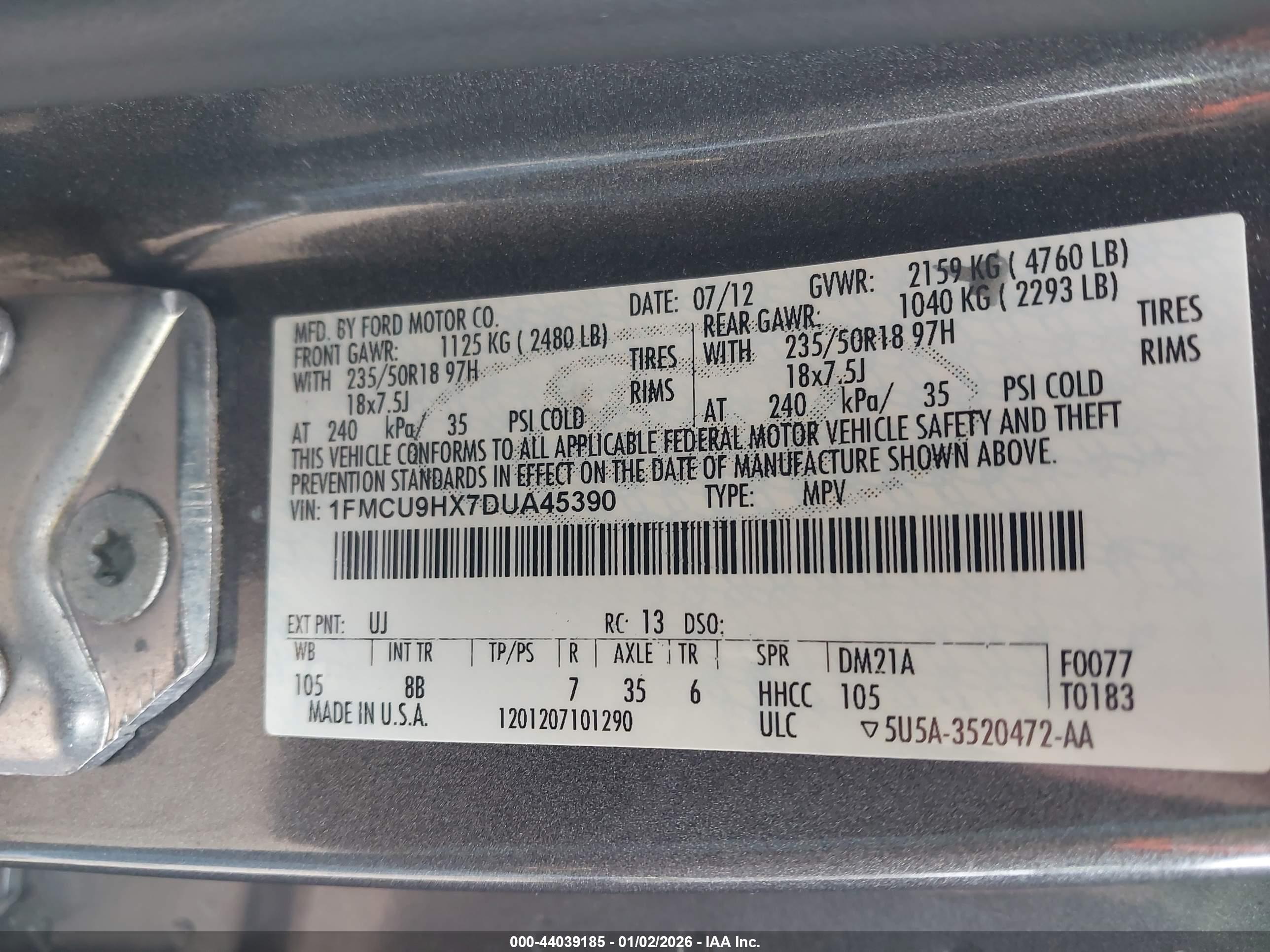 FORD ESCAPE image 9