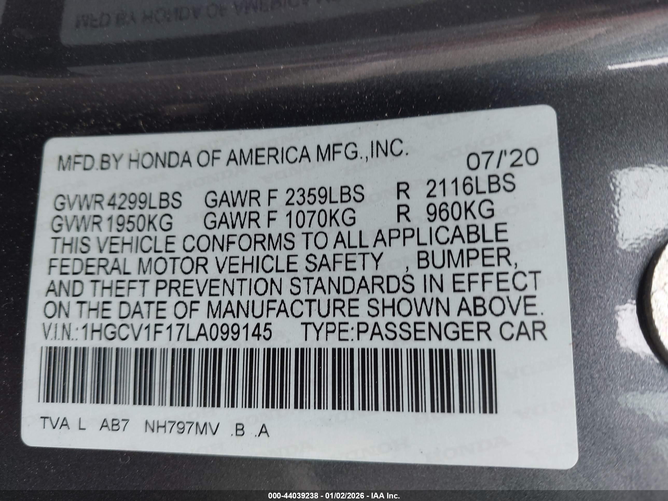 HONDA ACCORD image 9