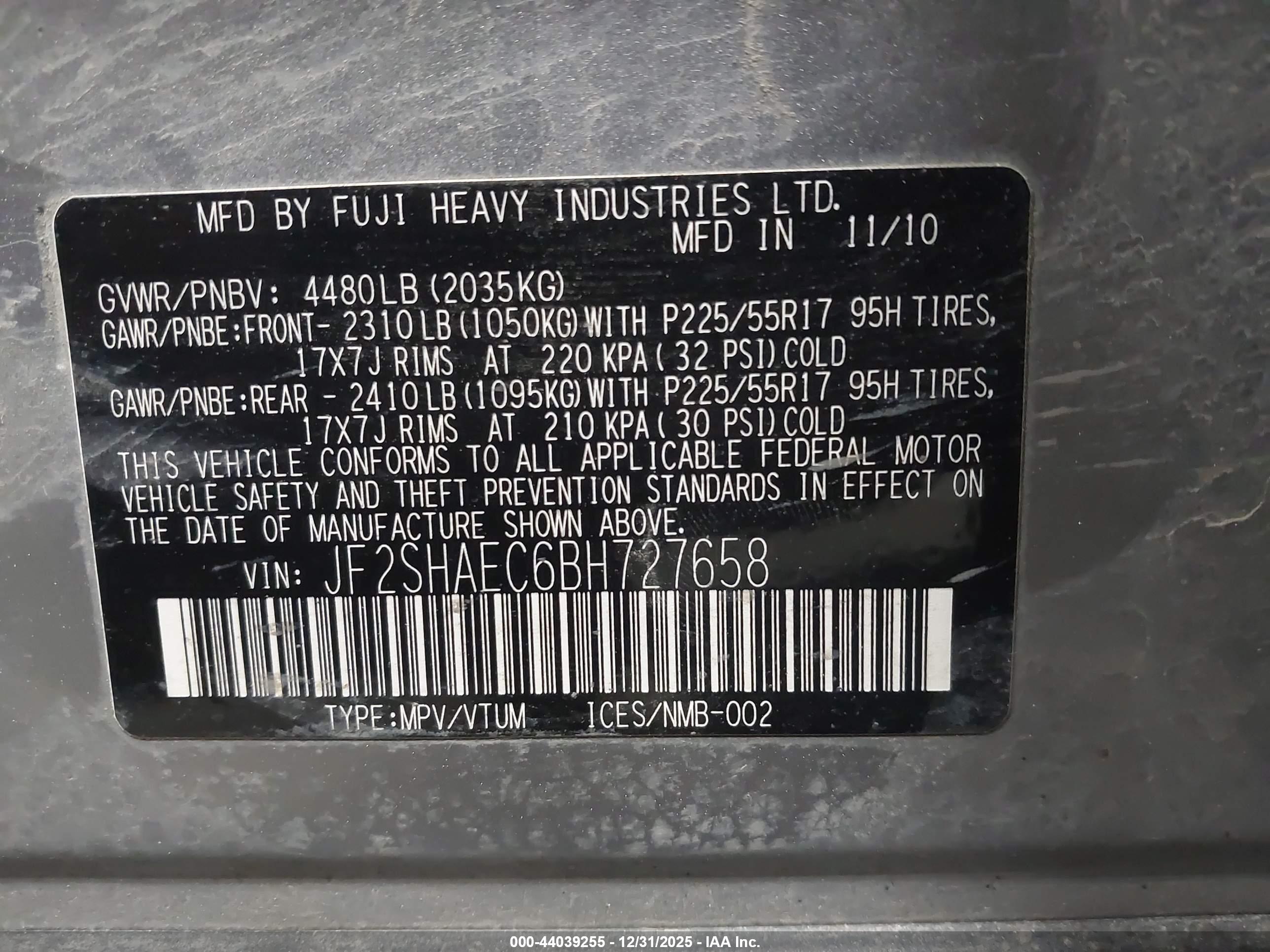 SUBARU FORESTER image 9