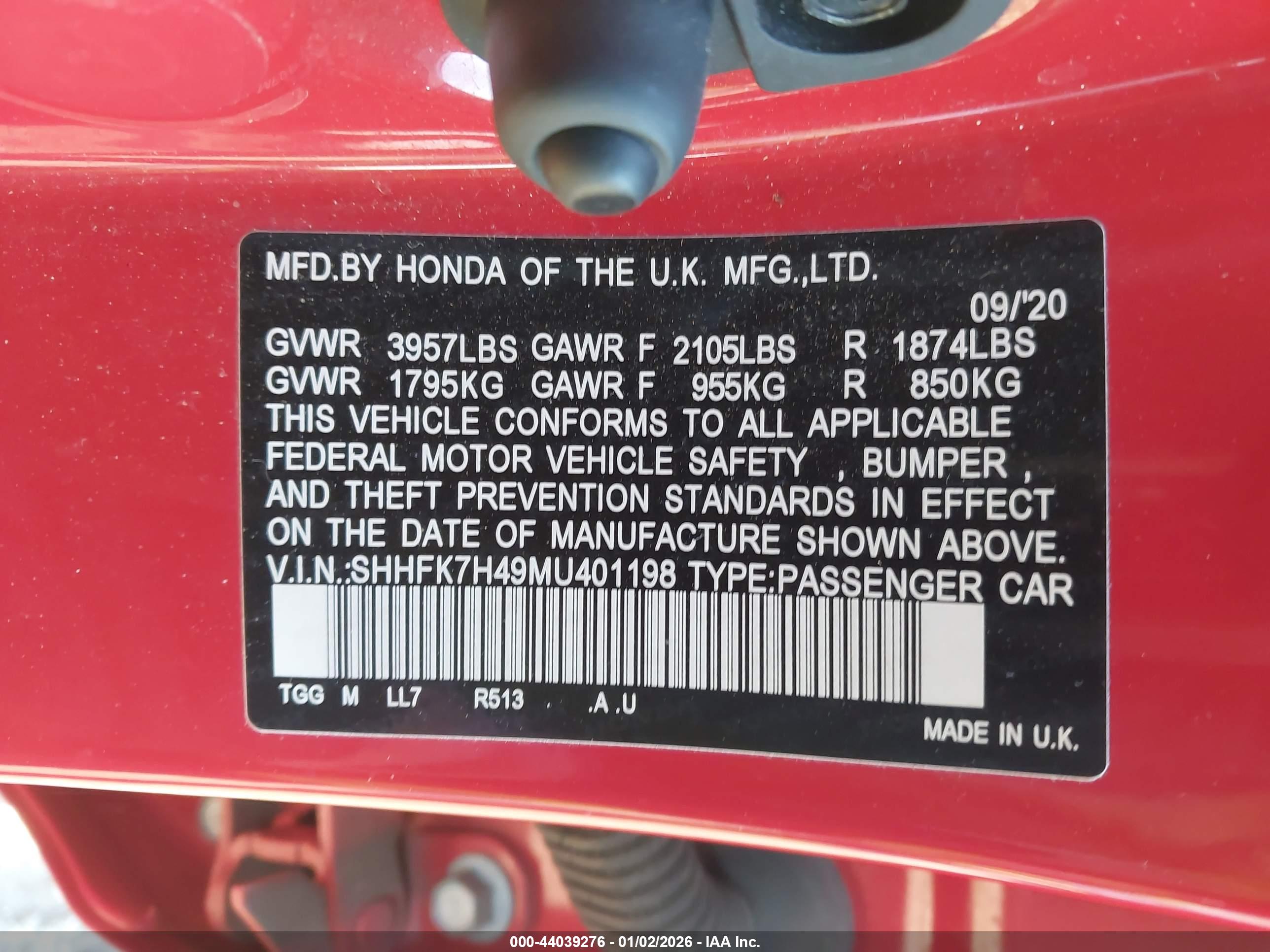 HONDA CIVIC image 9