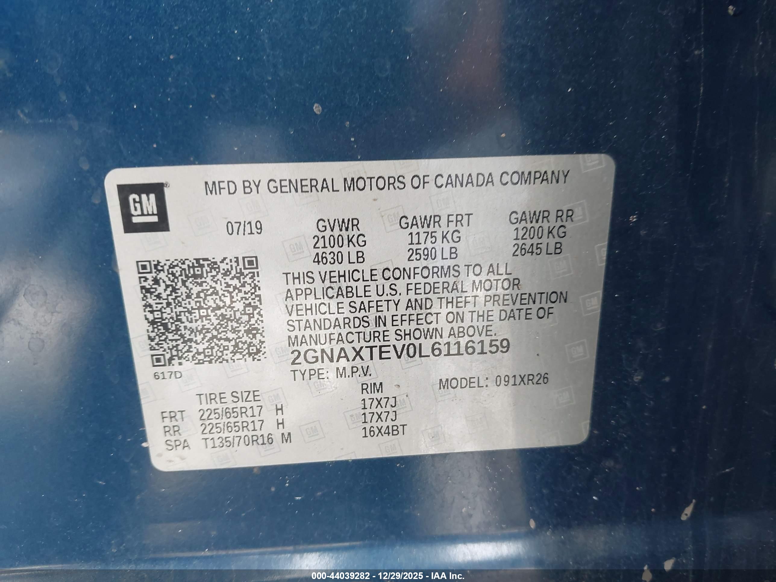 CHEVROLET EQUINOX image 9