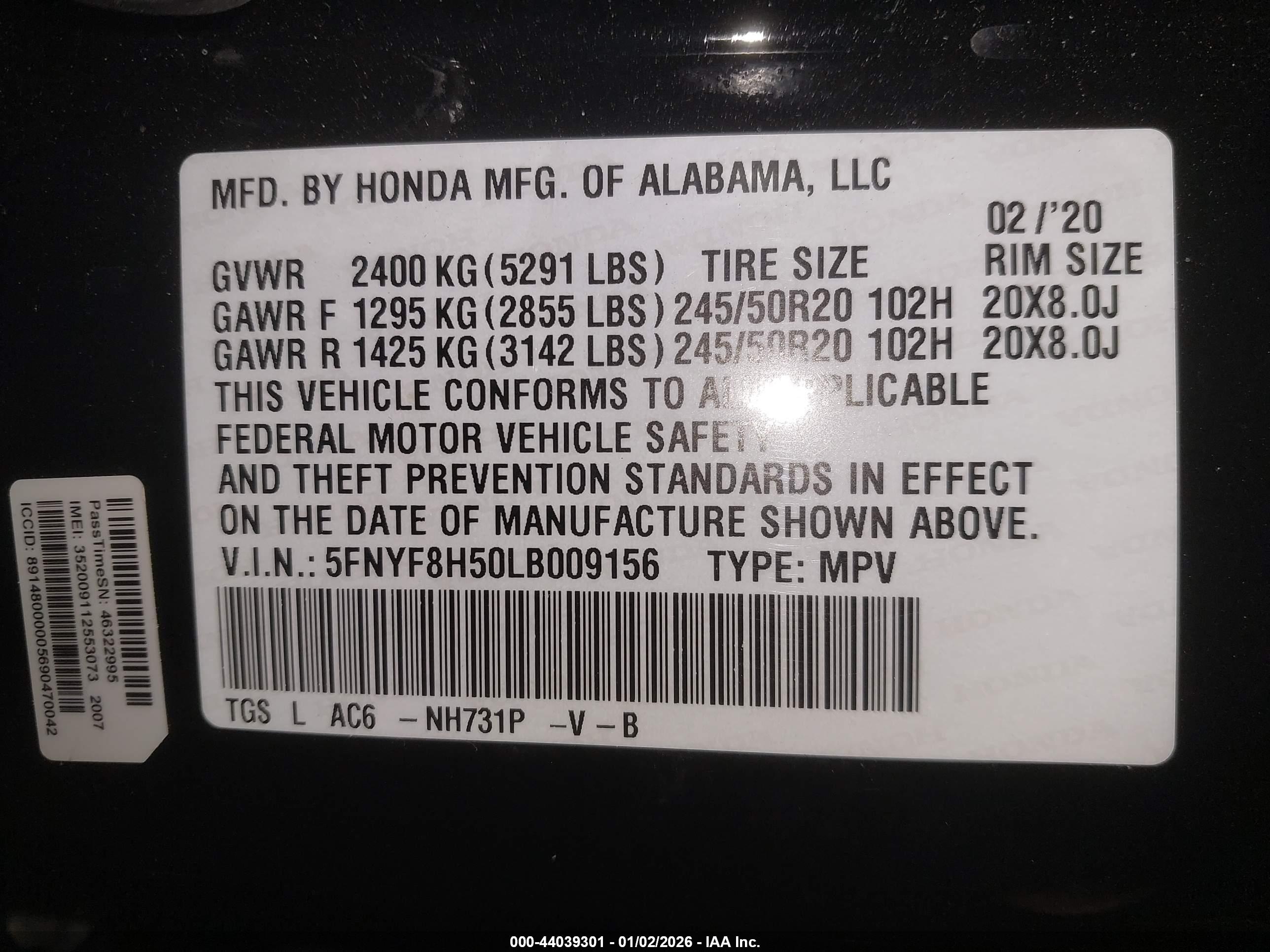 HONDA PASSPORT image 9