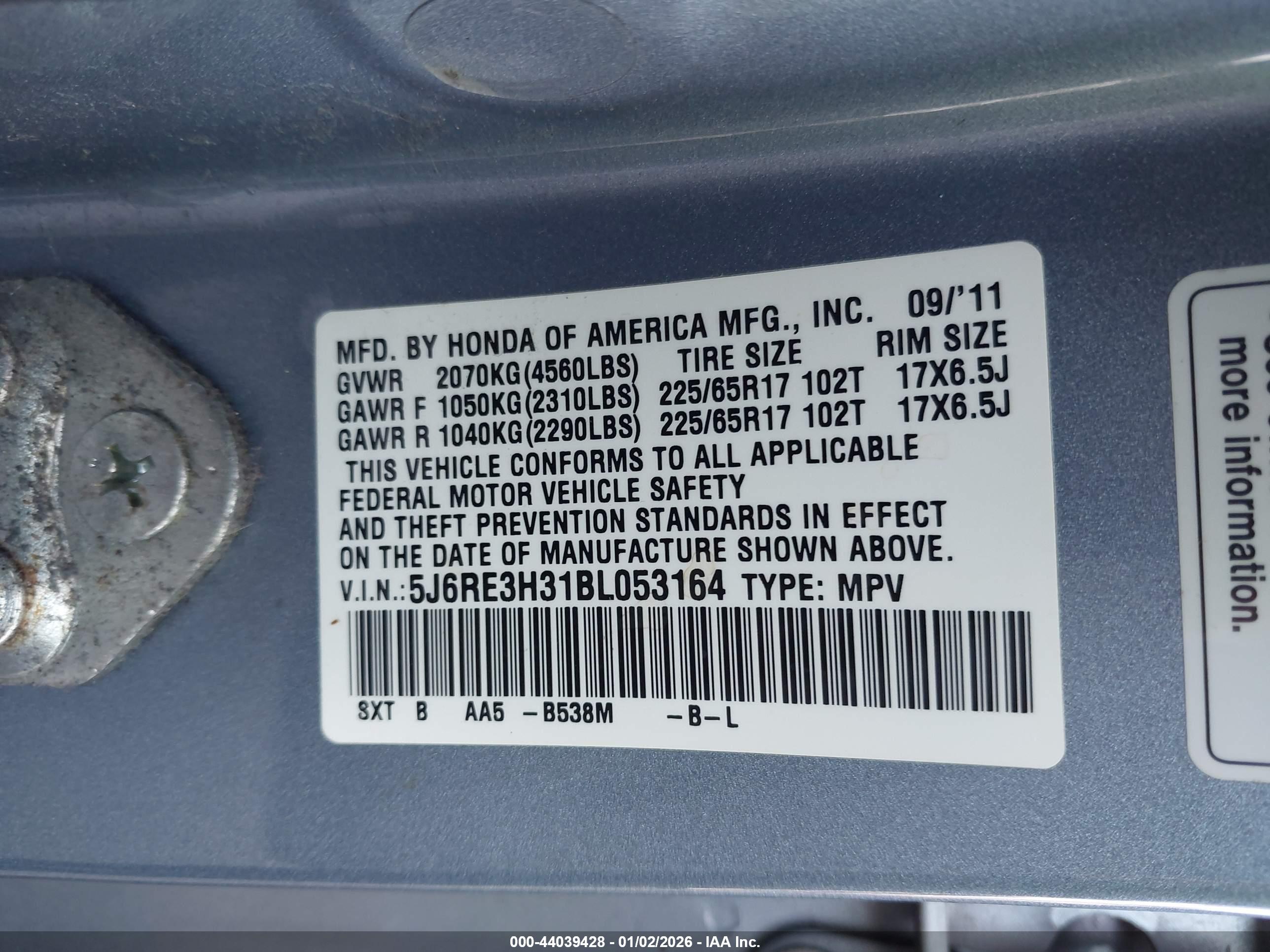 HONDA CR-V image 9