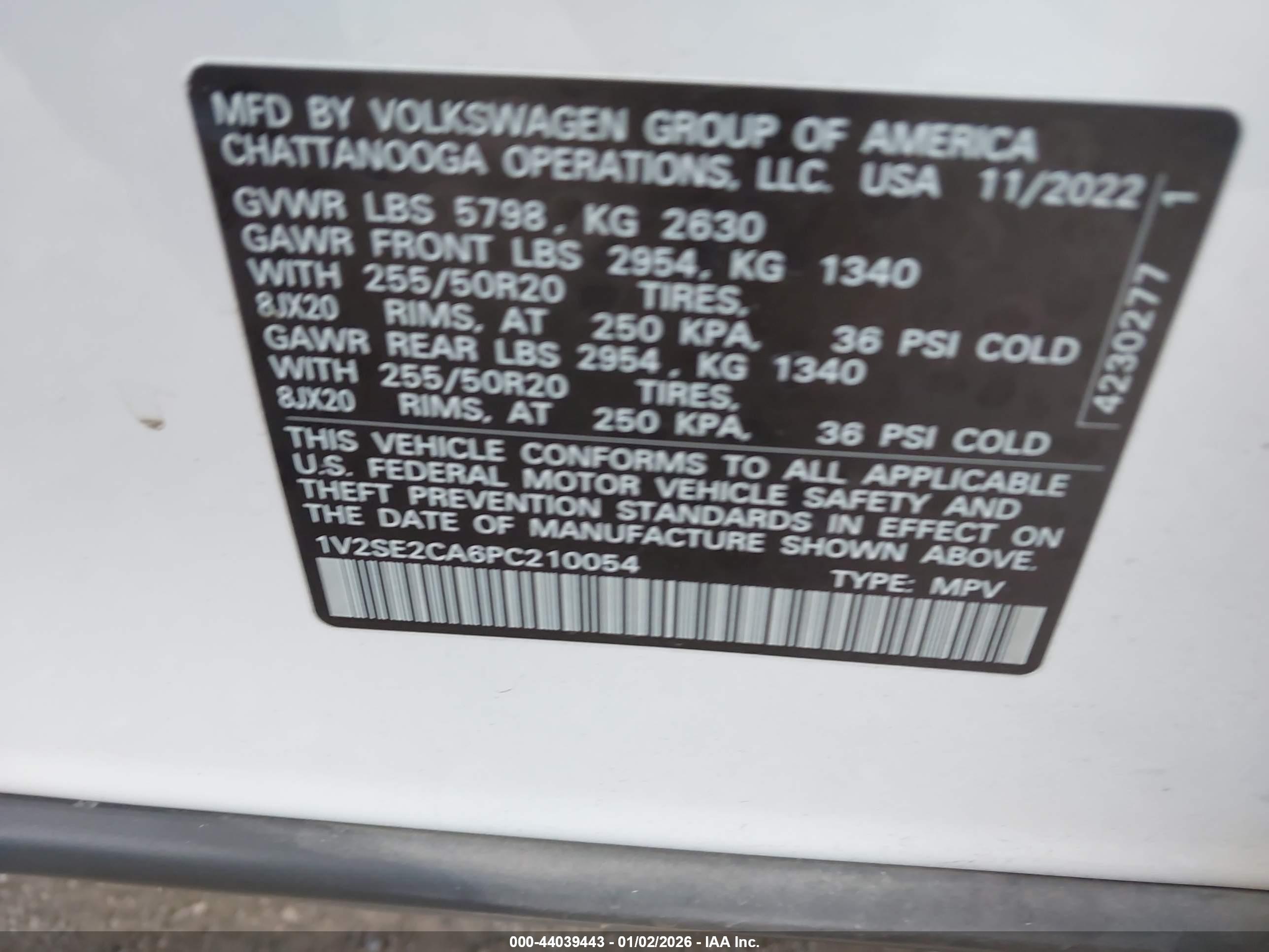 VOLKSWAGEN ATLAS image 9