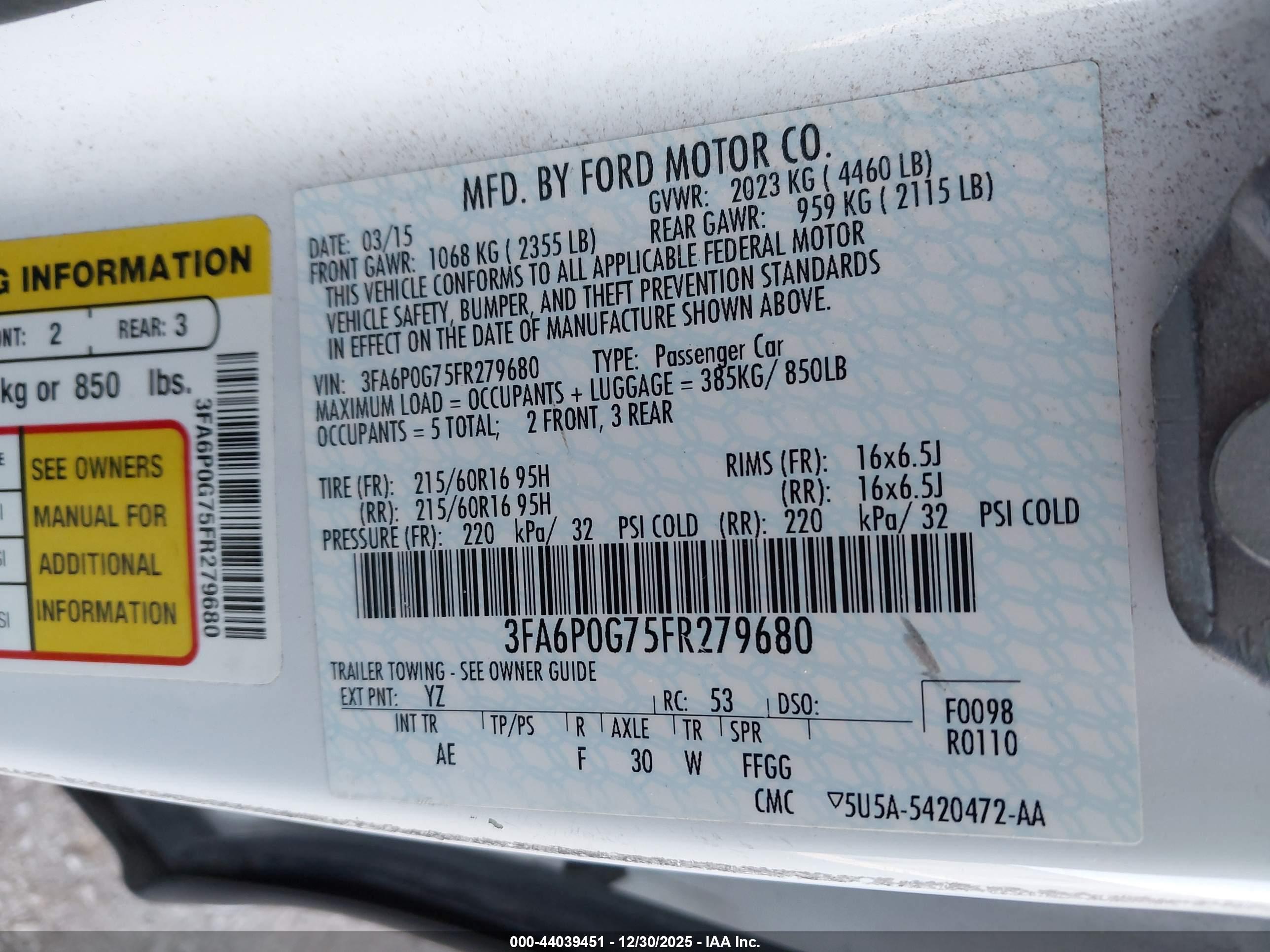 FORD FUSION image 9
