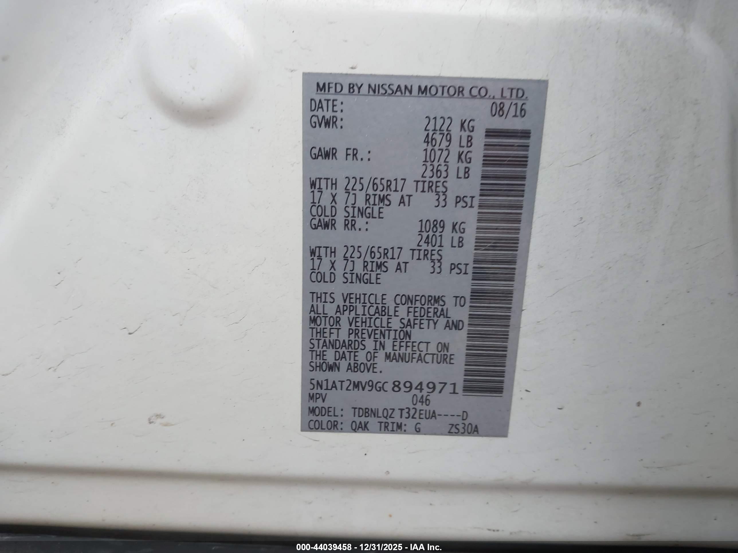 NISSAN ROGUE image 9