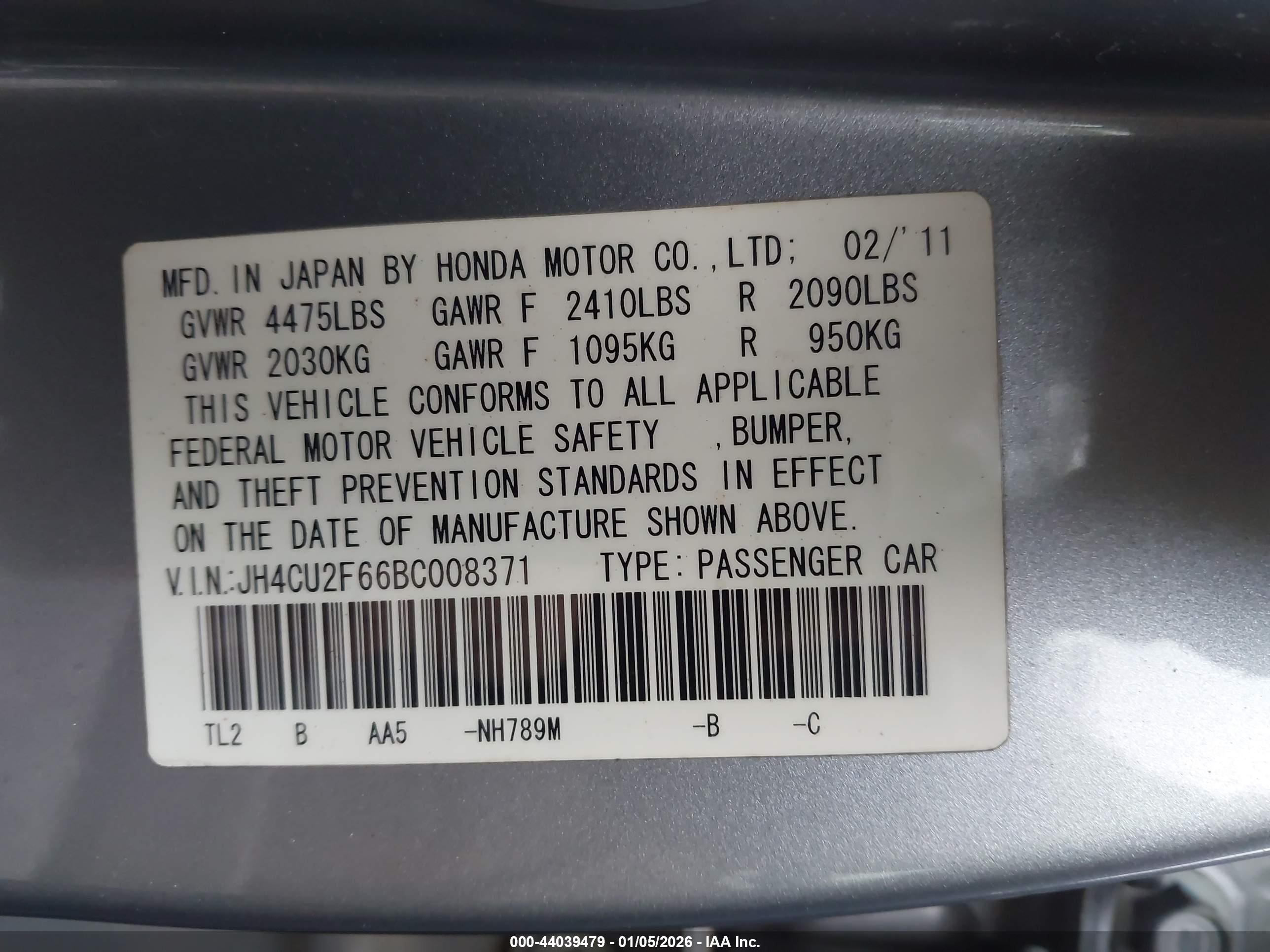 ACURA TSX image 9