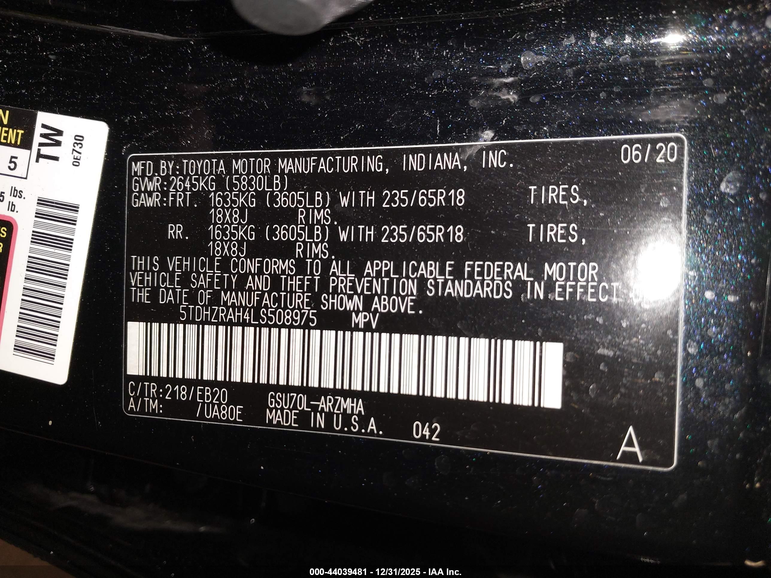 TOYOTA HIGHLANDER image 9