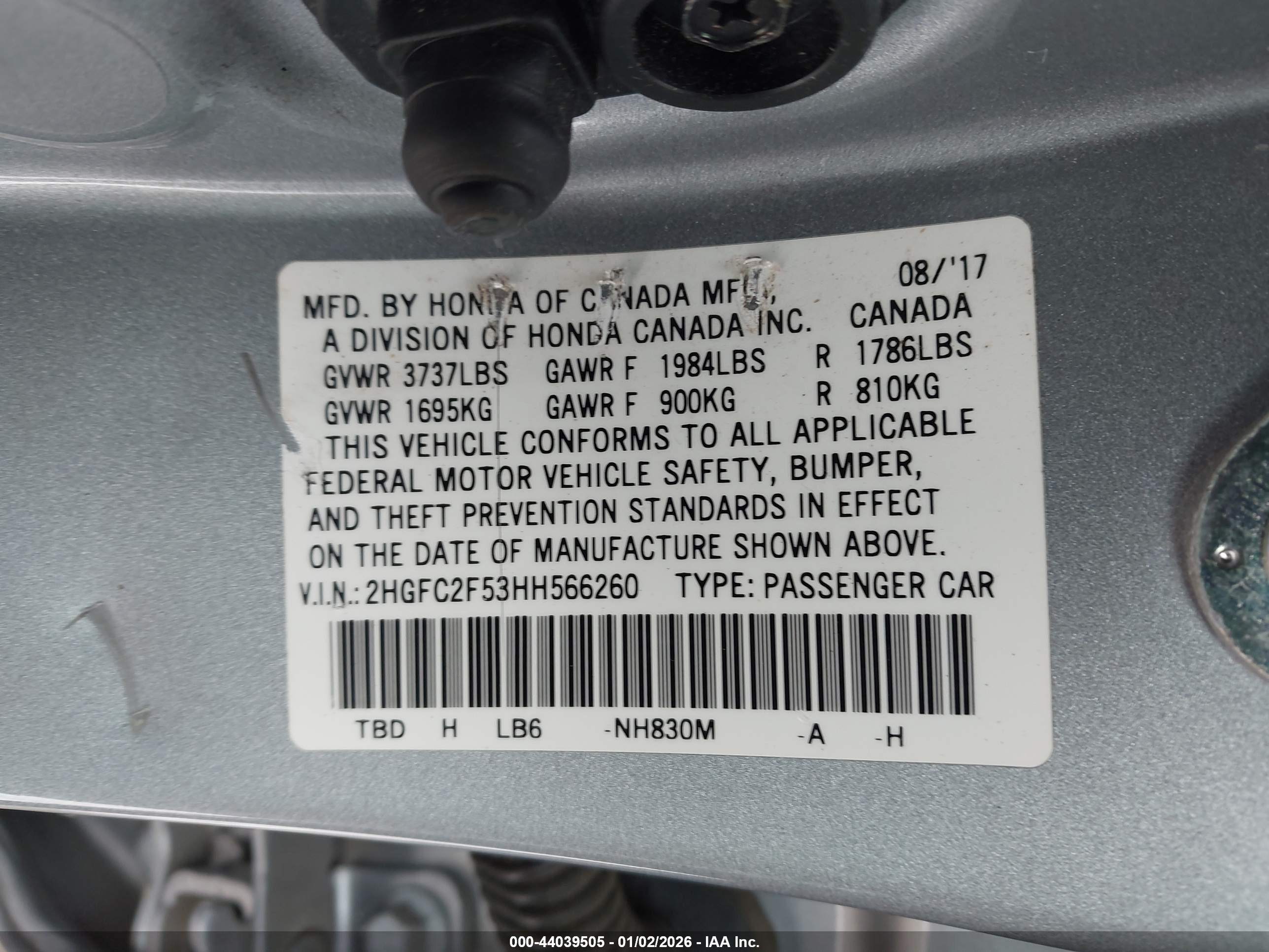 HONDA CIVIC image 9