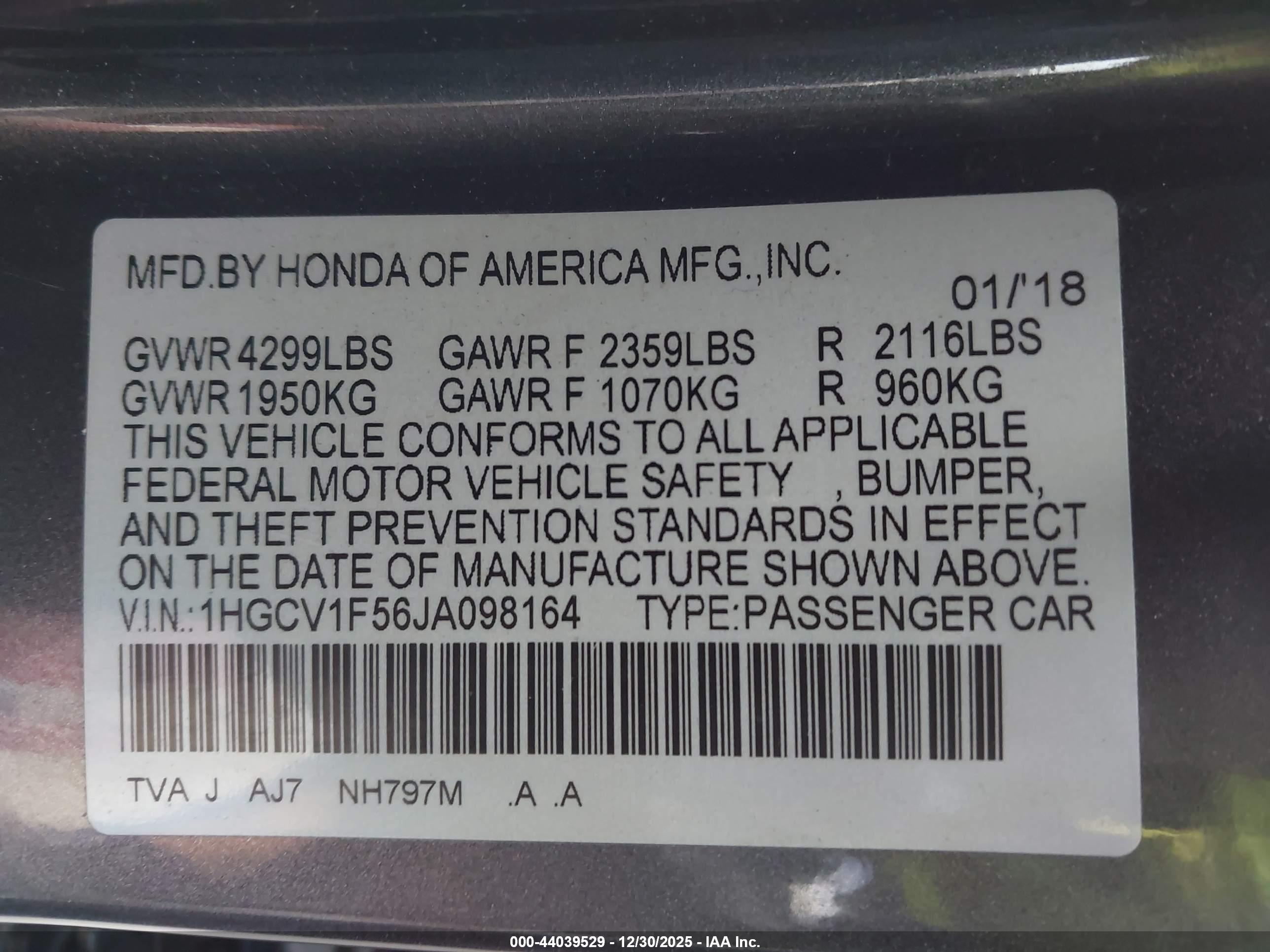 HONDA ACCORD image 9
