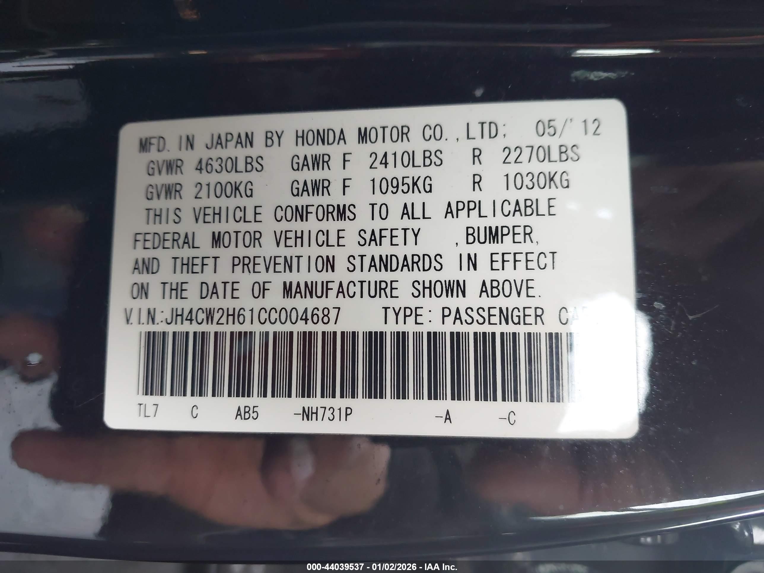 ACURA TSX image 9