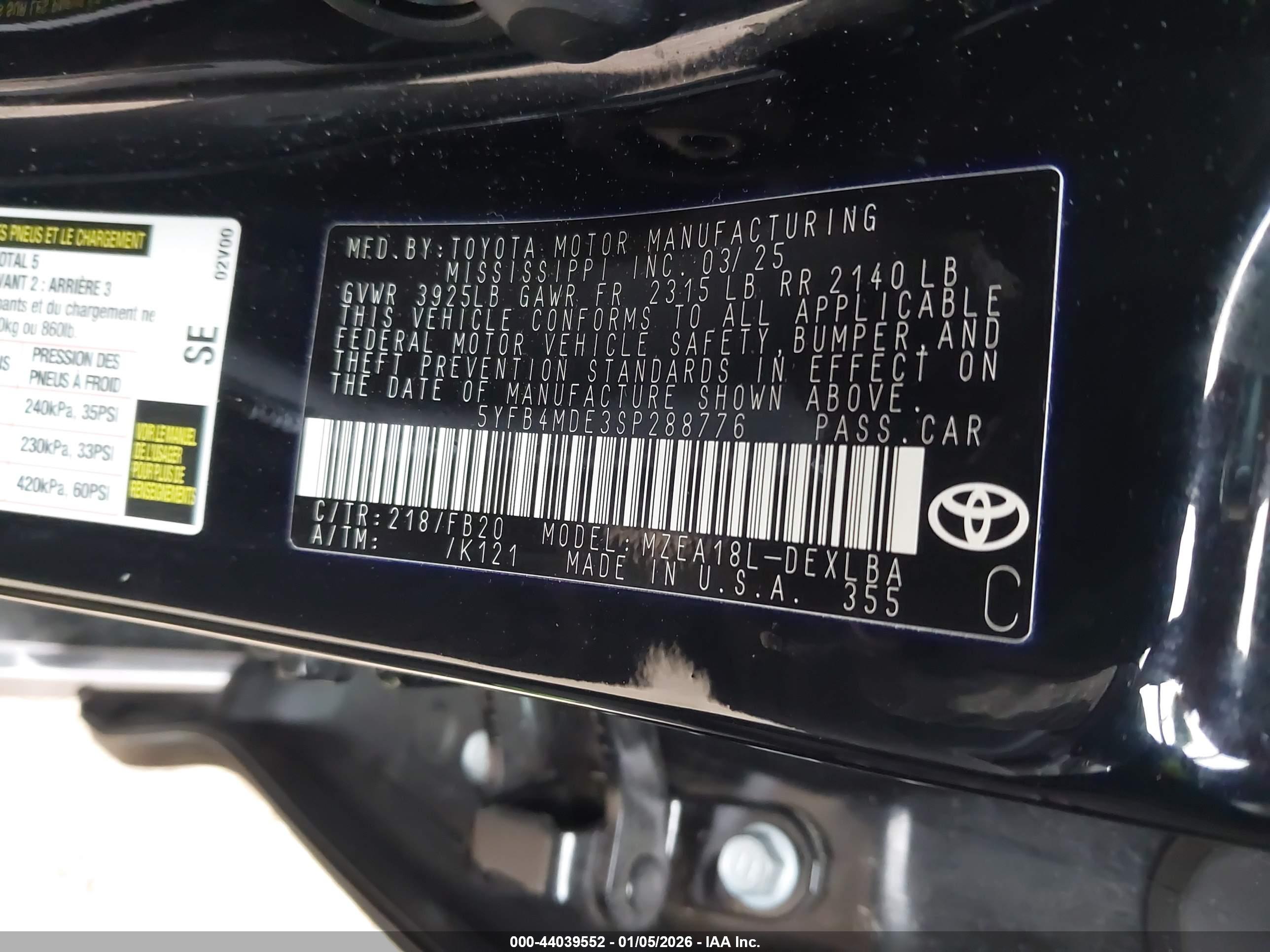 TOYOTA COROLLA image 9