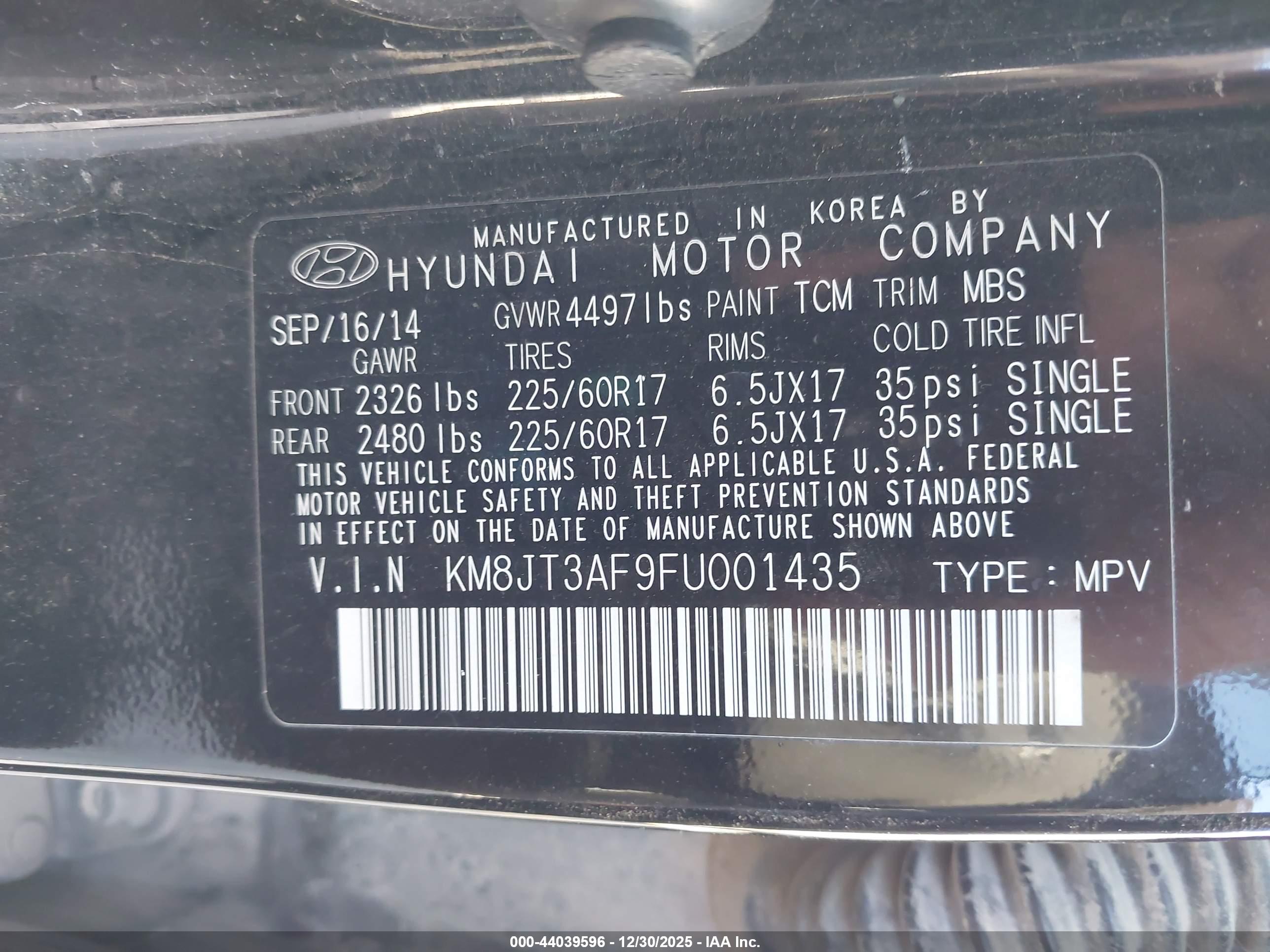 HYUNDAI TUCSON image 9