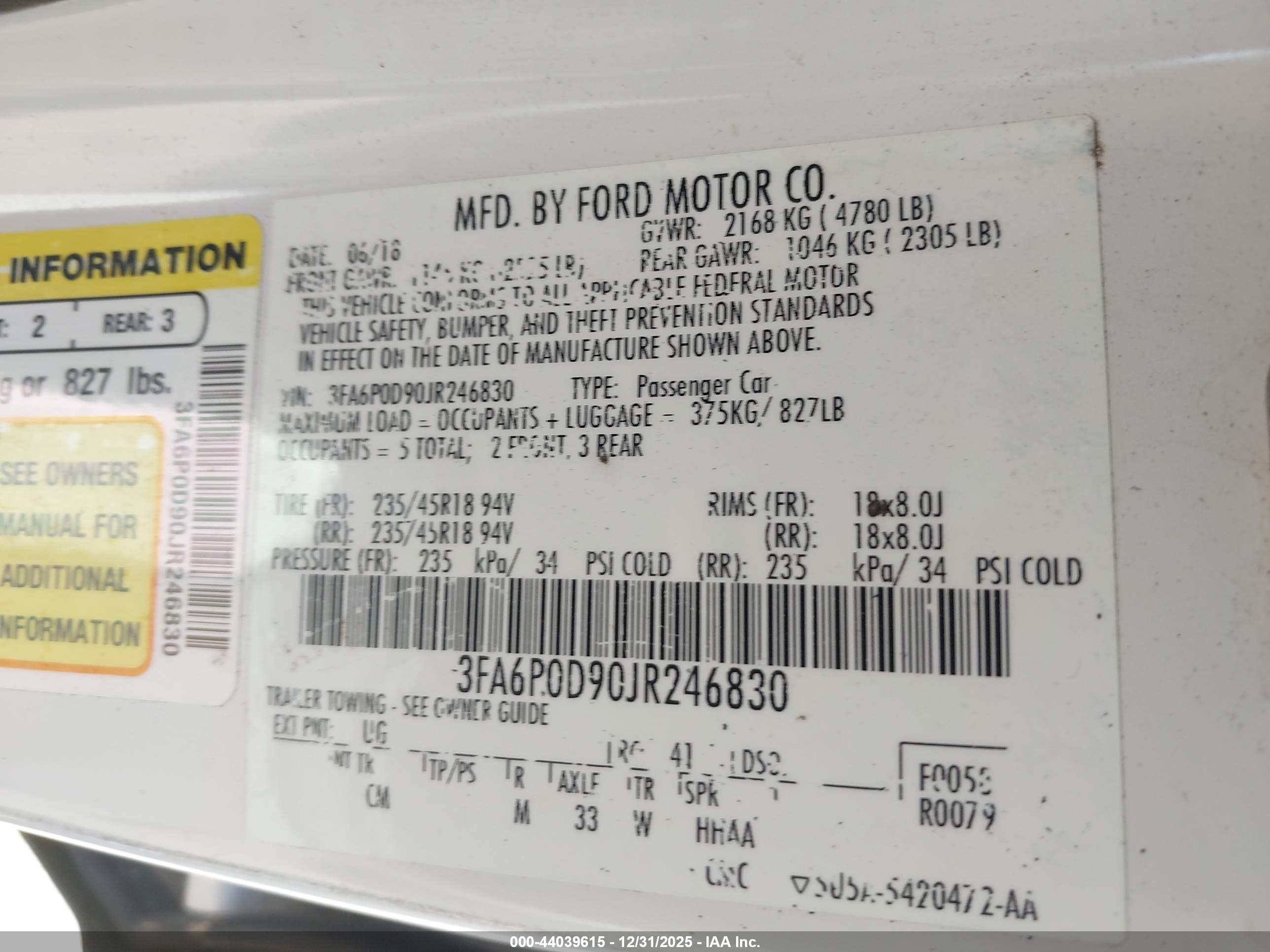 FORD FUSION image 9