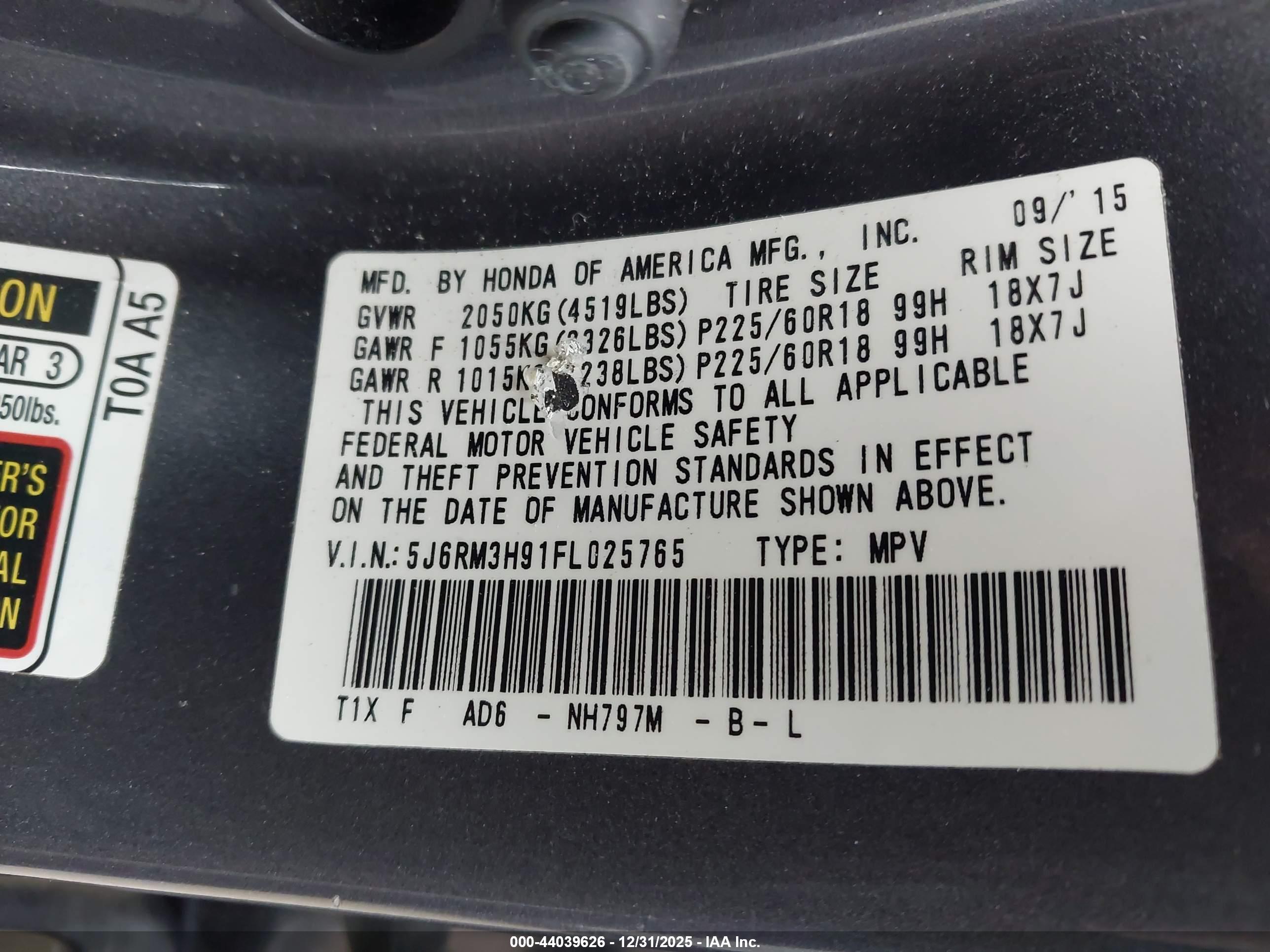 HONDA CR-V image 9