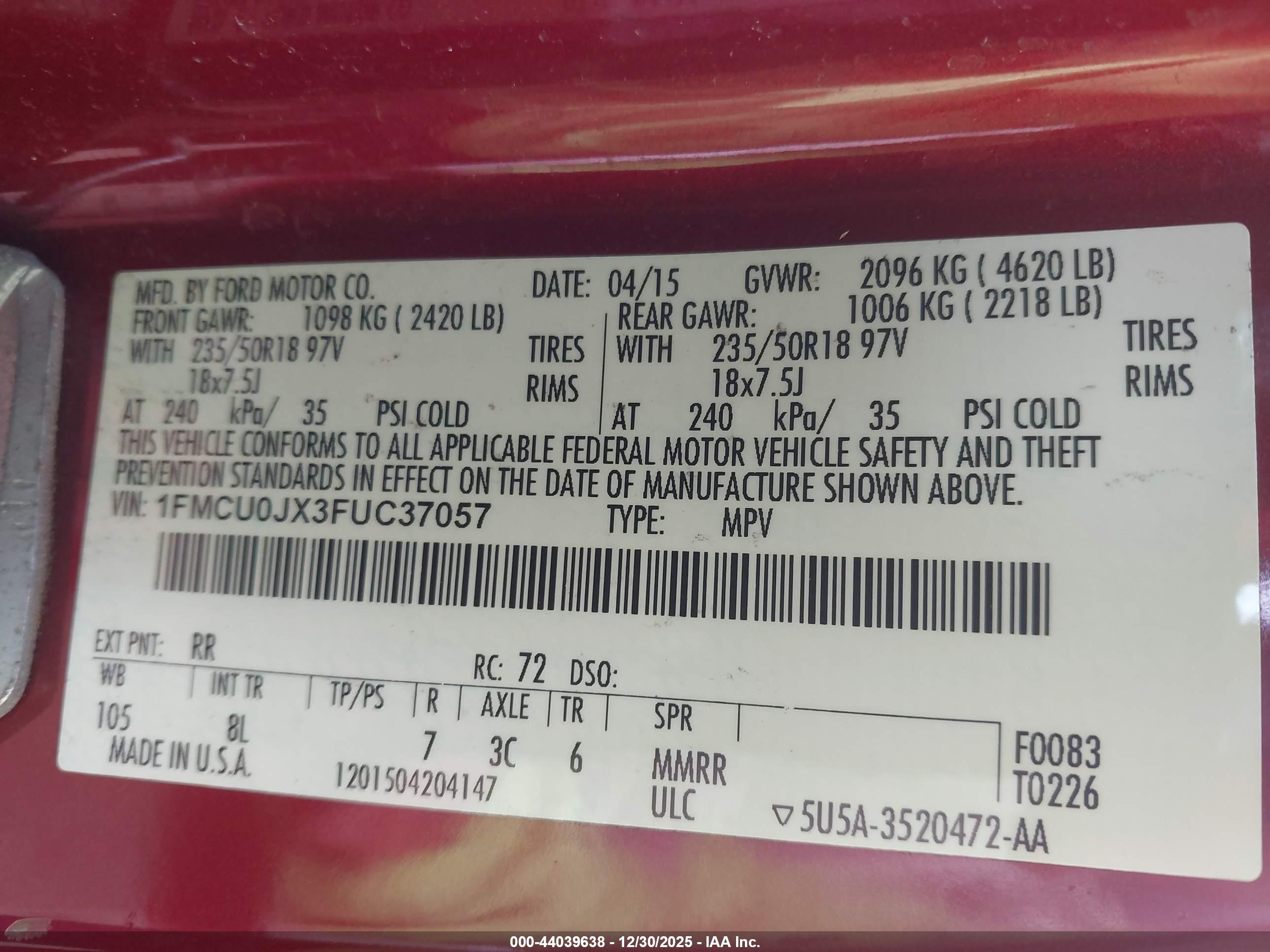 FORD ESCAPE image 9