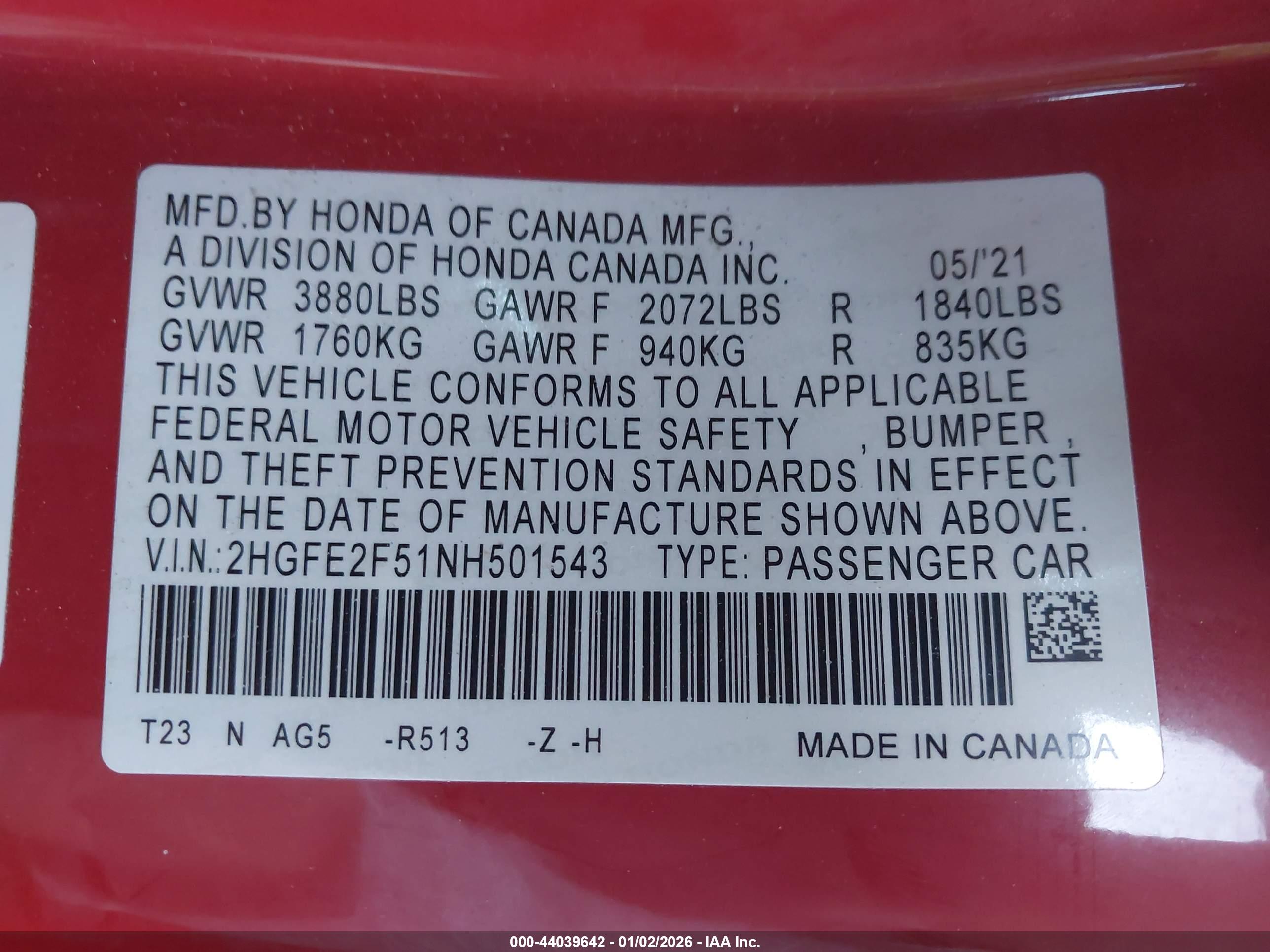 HONDA CIVIC image 9