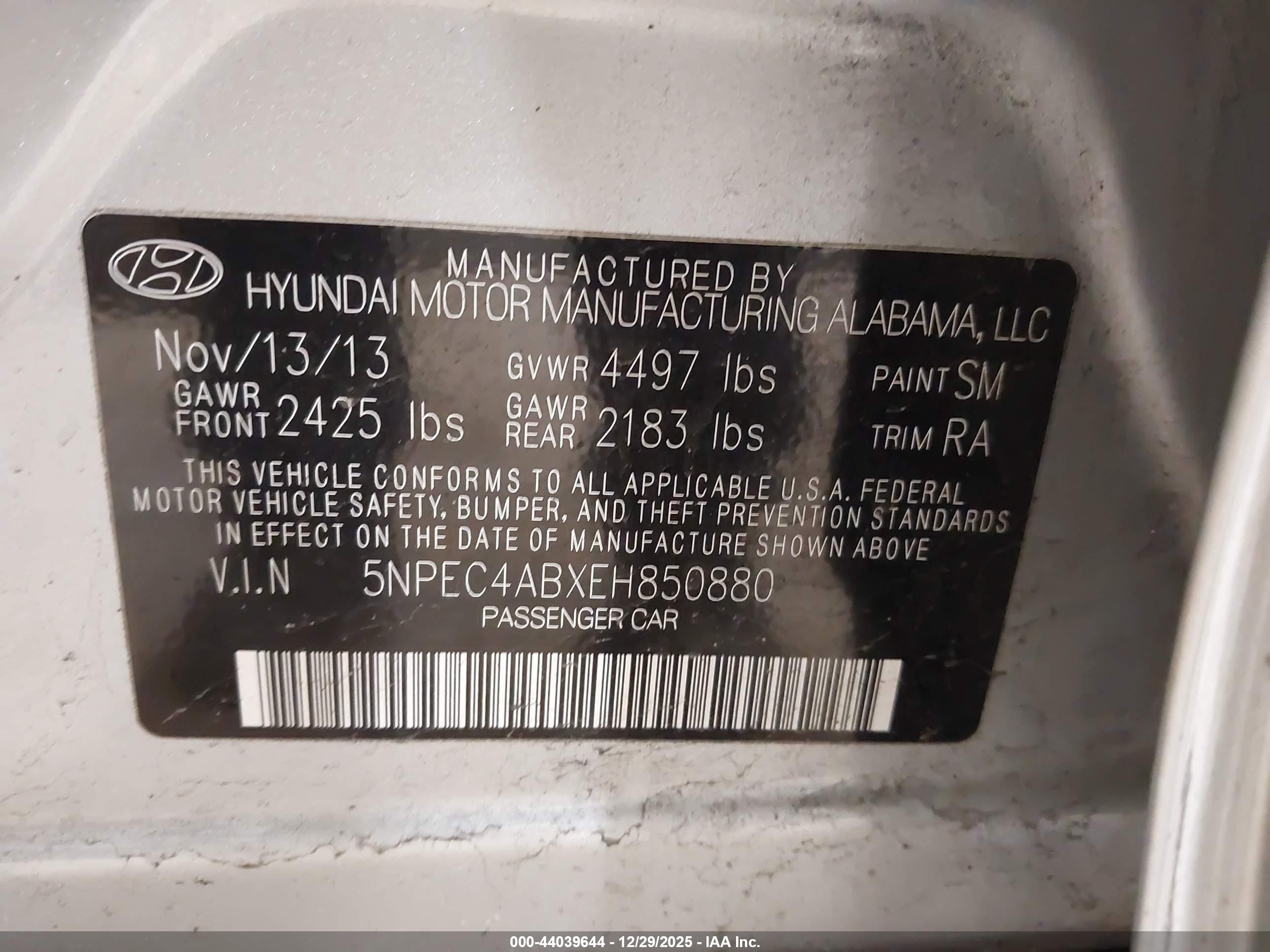HYUNDAI SONATA image 9