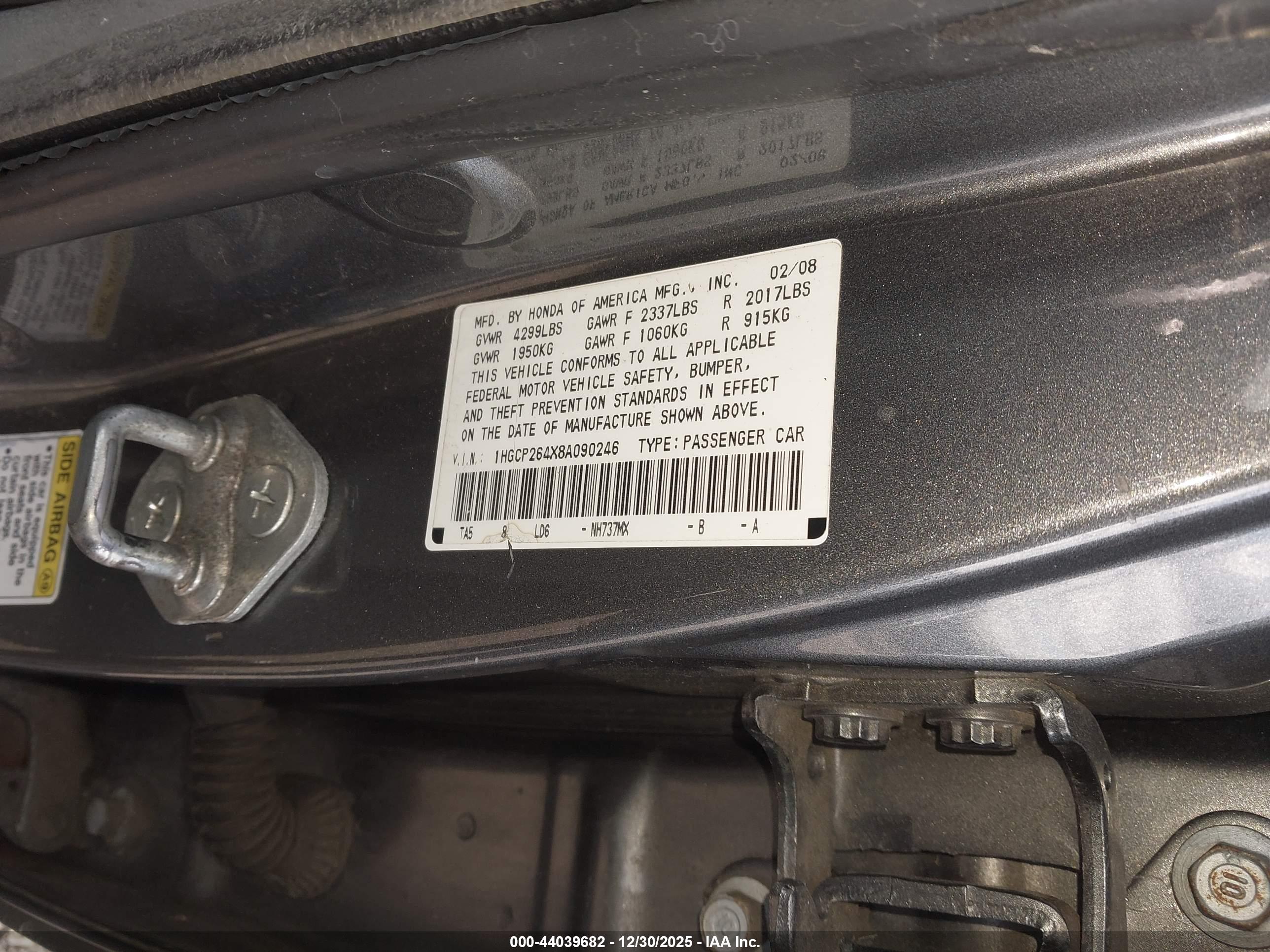 HONDA ACCORD image 9