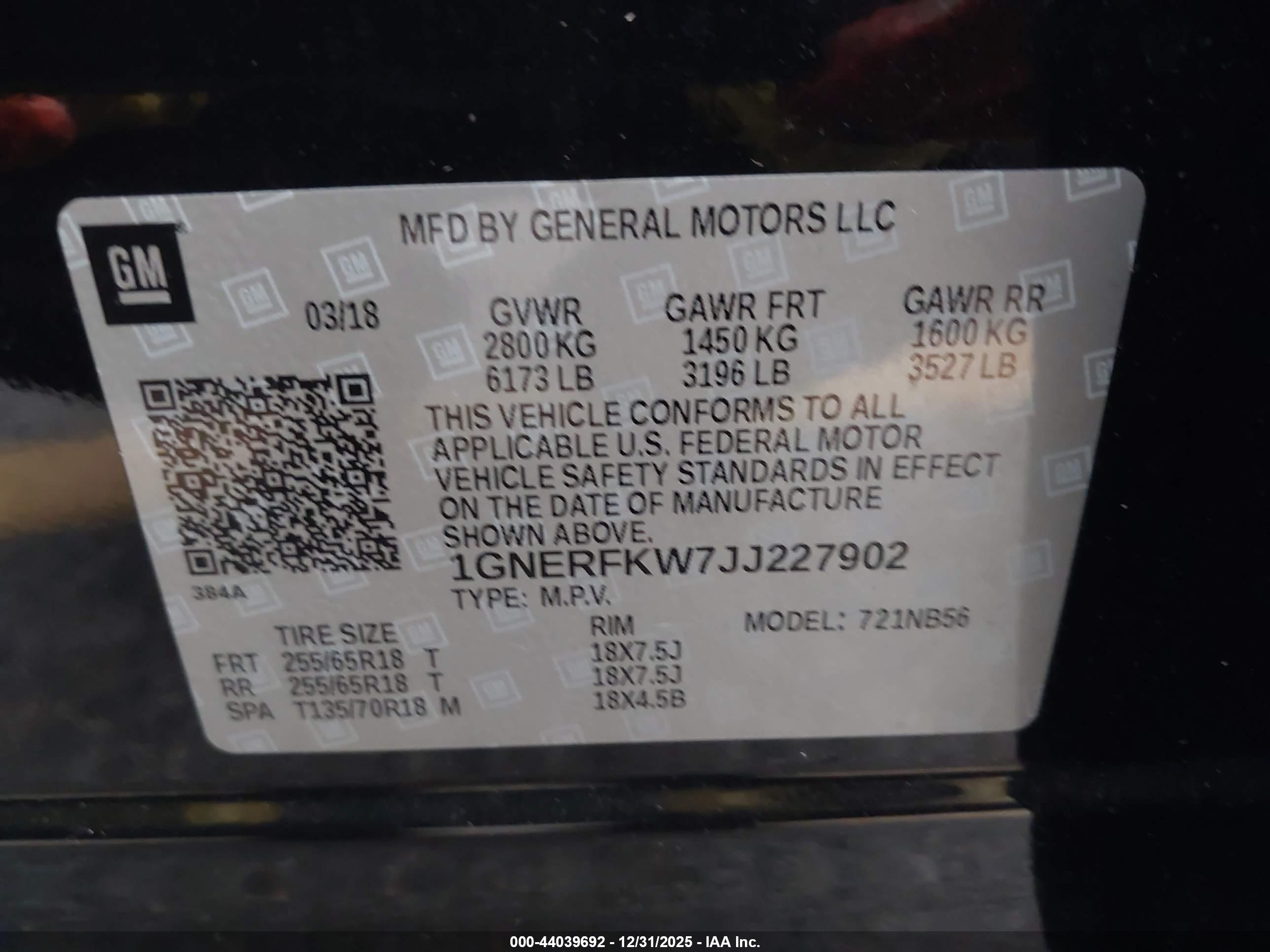CHEVROLET TRAVERSE image 9