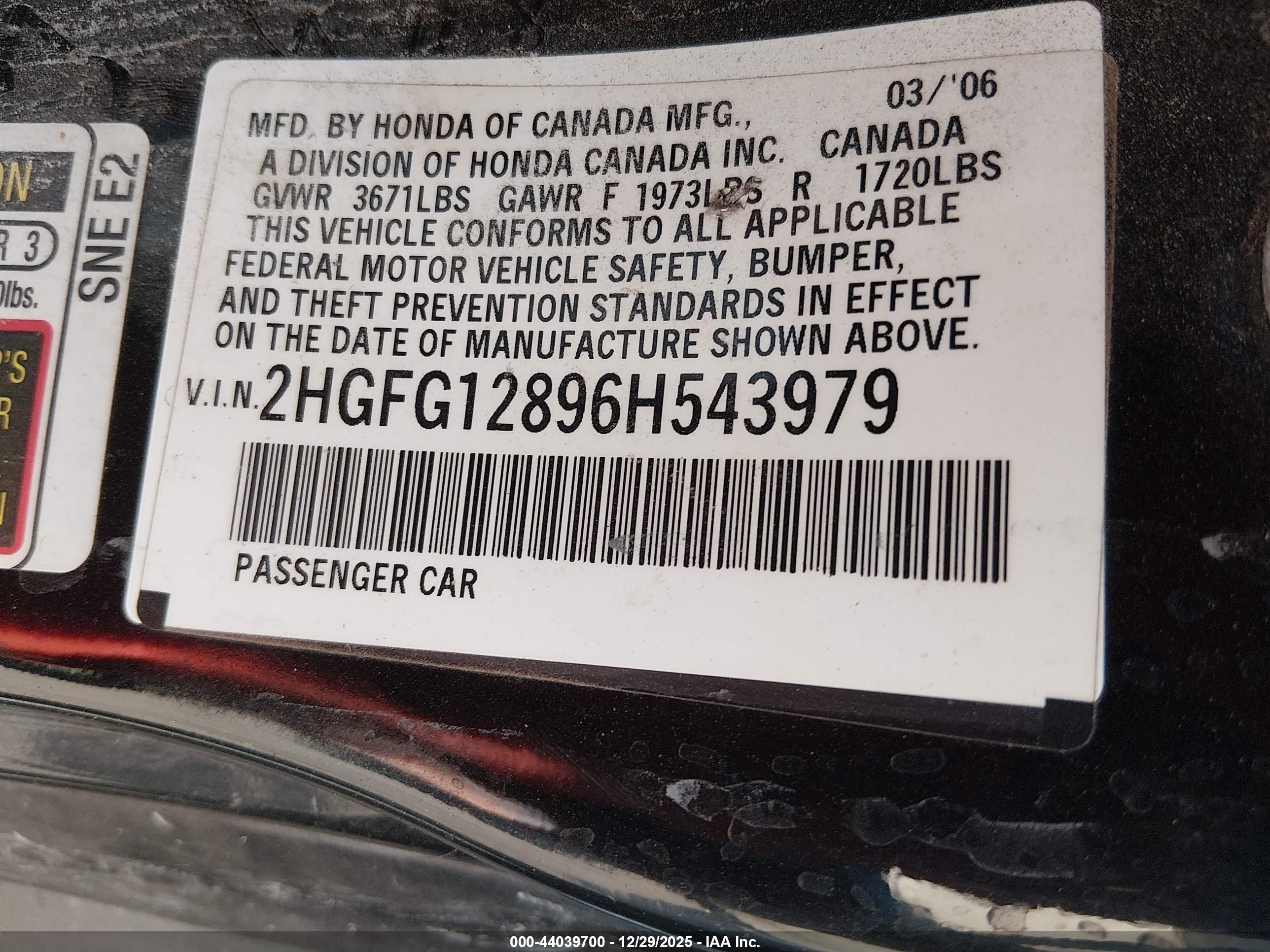 HONDA CIVIC image 9
