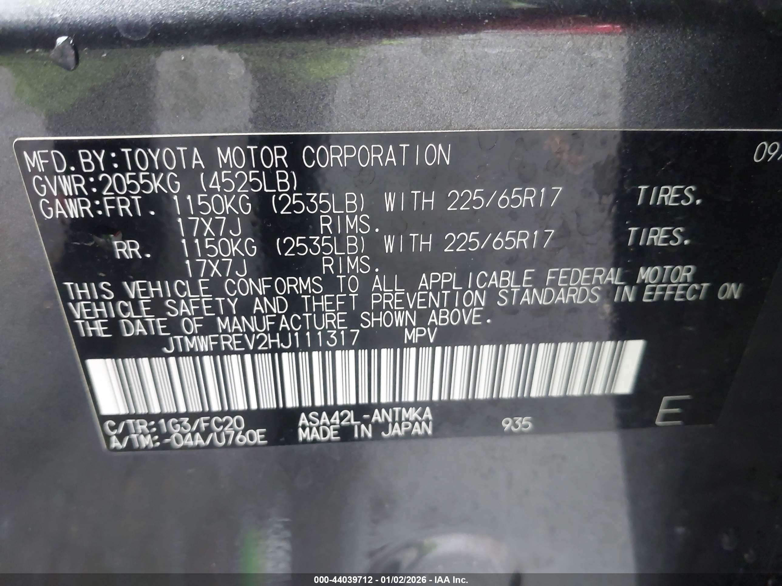 TOYOTA RAV4 image 9