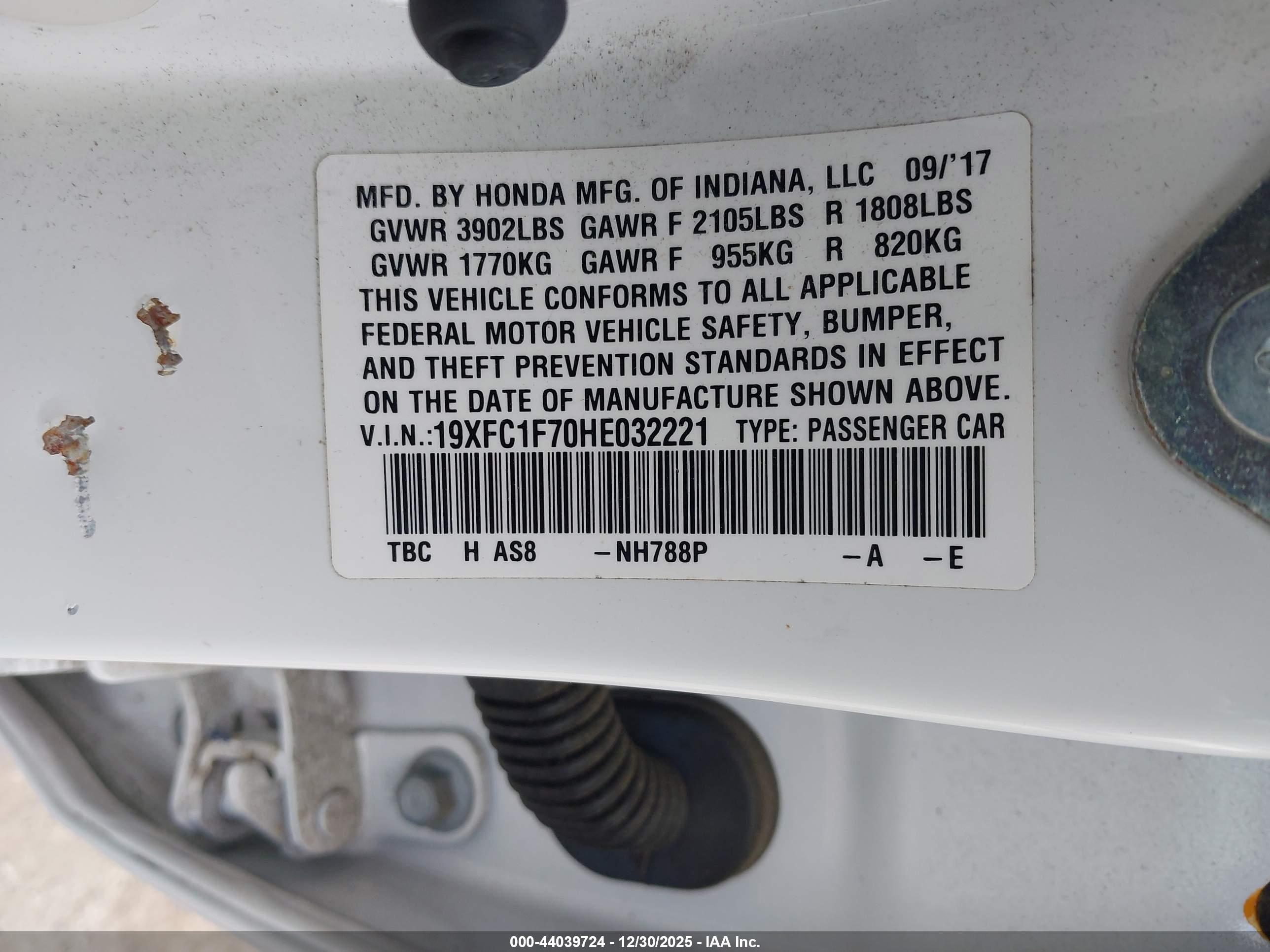 HONDA CIVIC image 9
