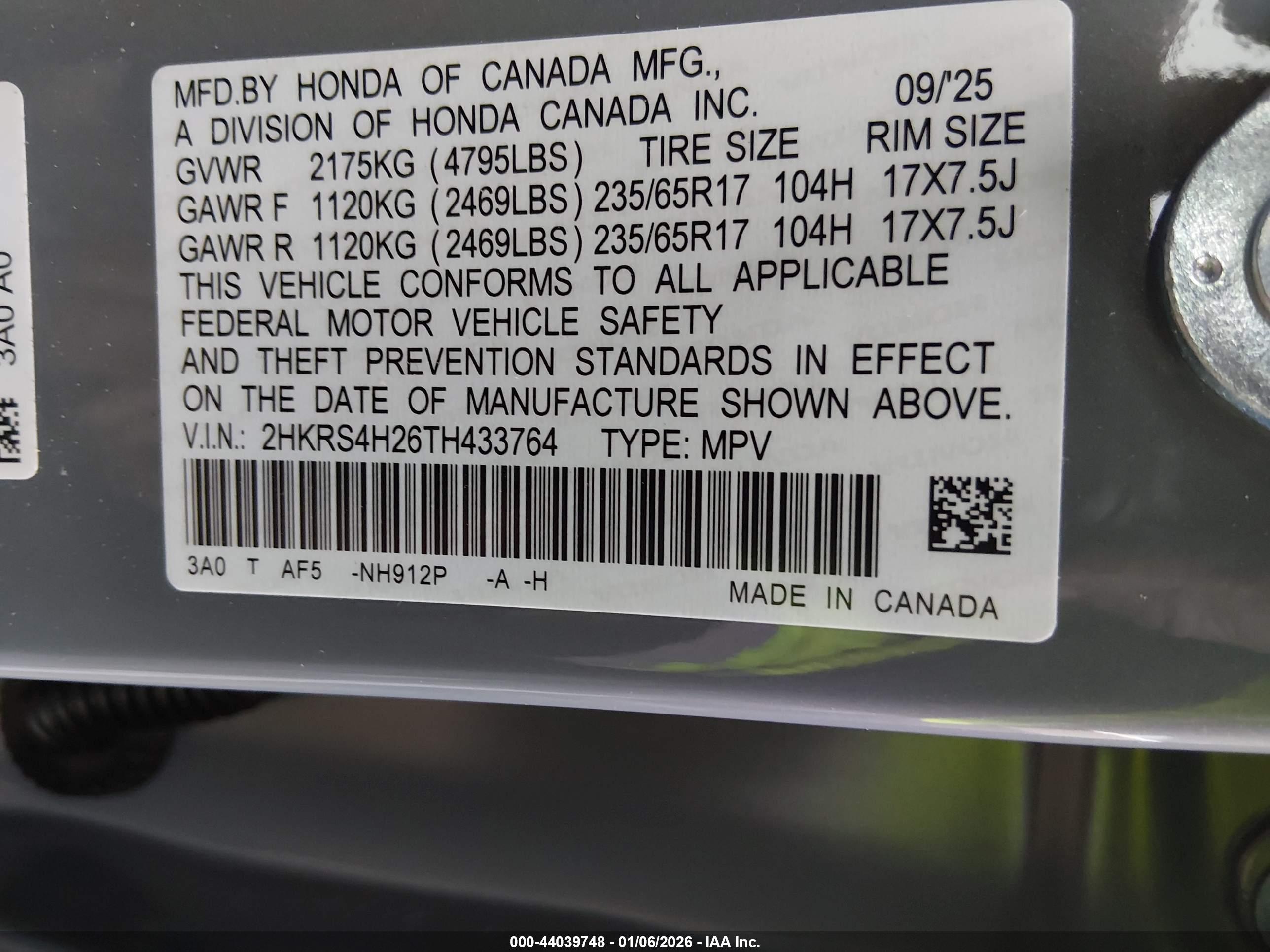 HONDA CR-V image 9