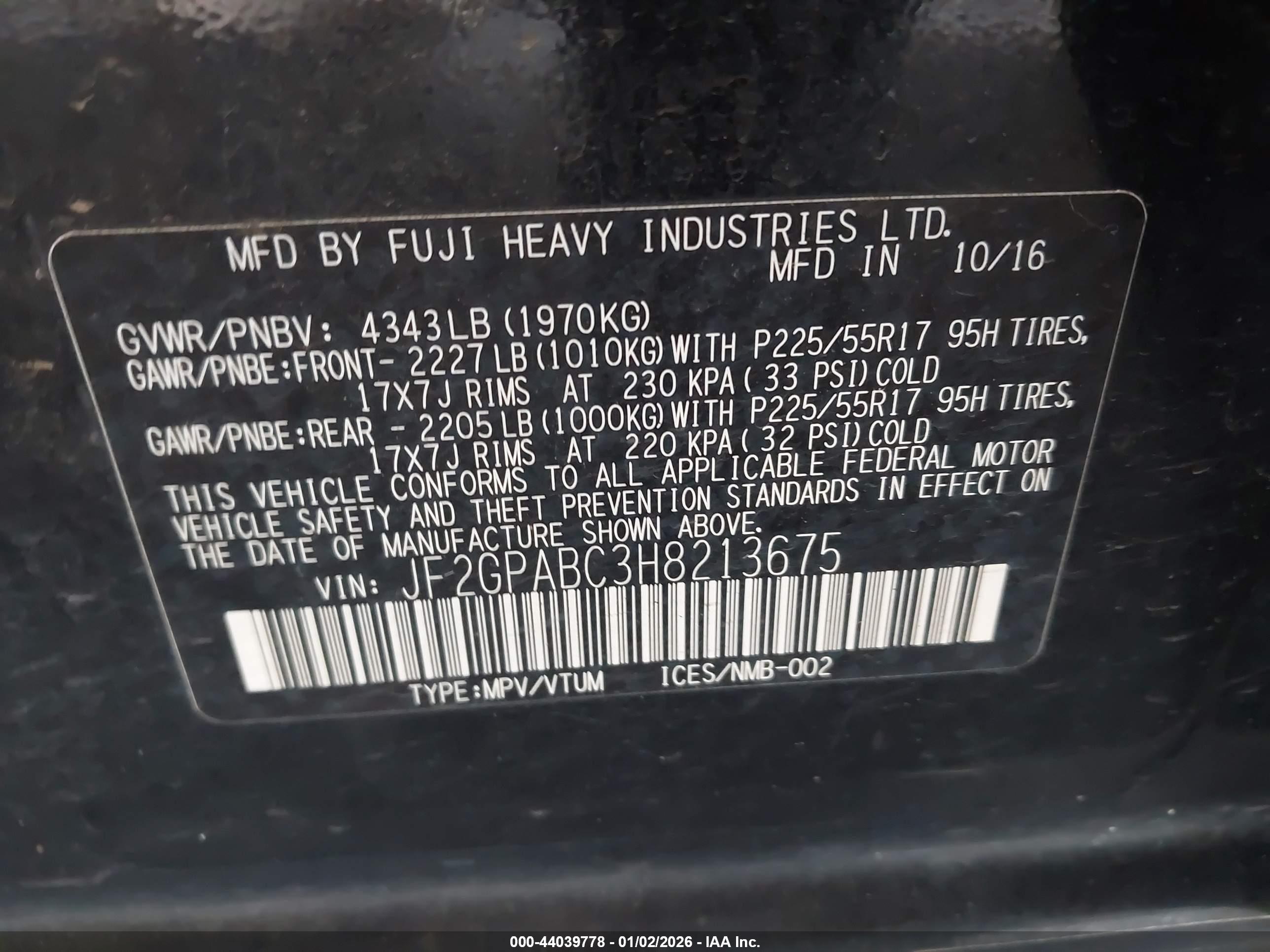 SUBARU CROSSTREK image 9