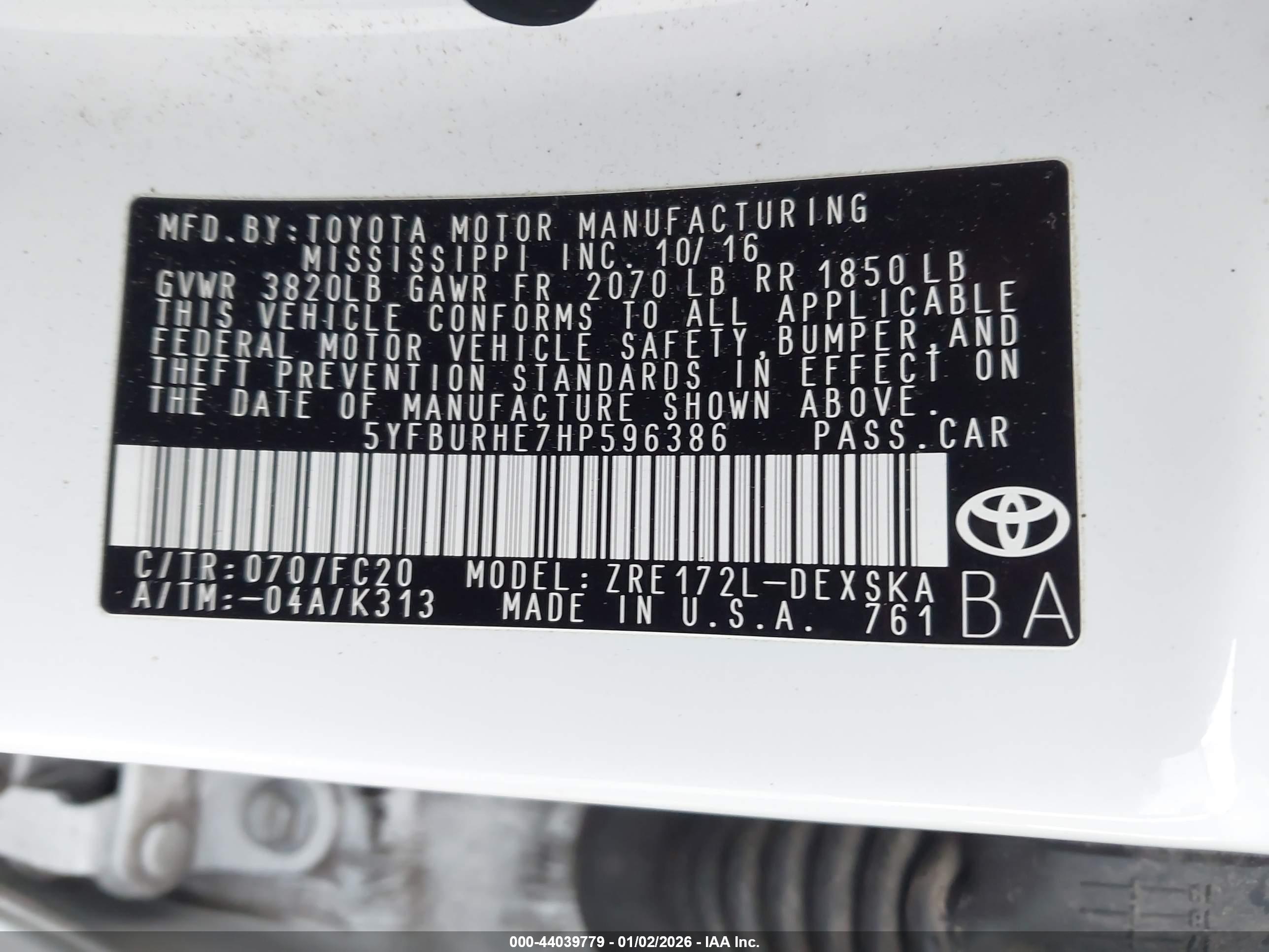 TOYOTA COROLLA image 9