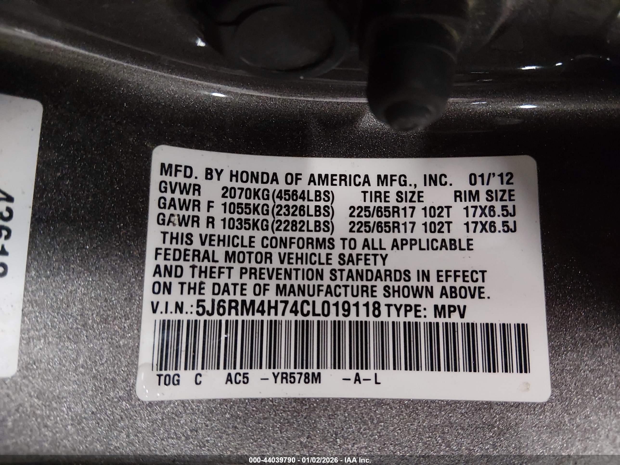 HONDA CR-V image 9