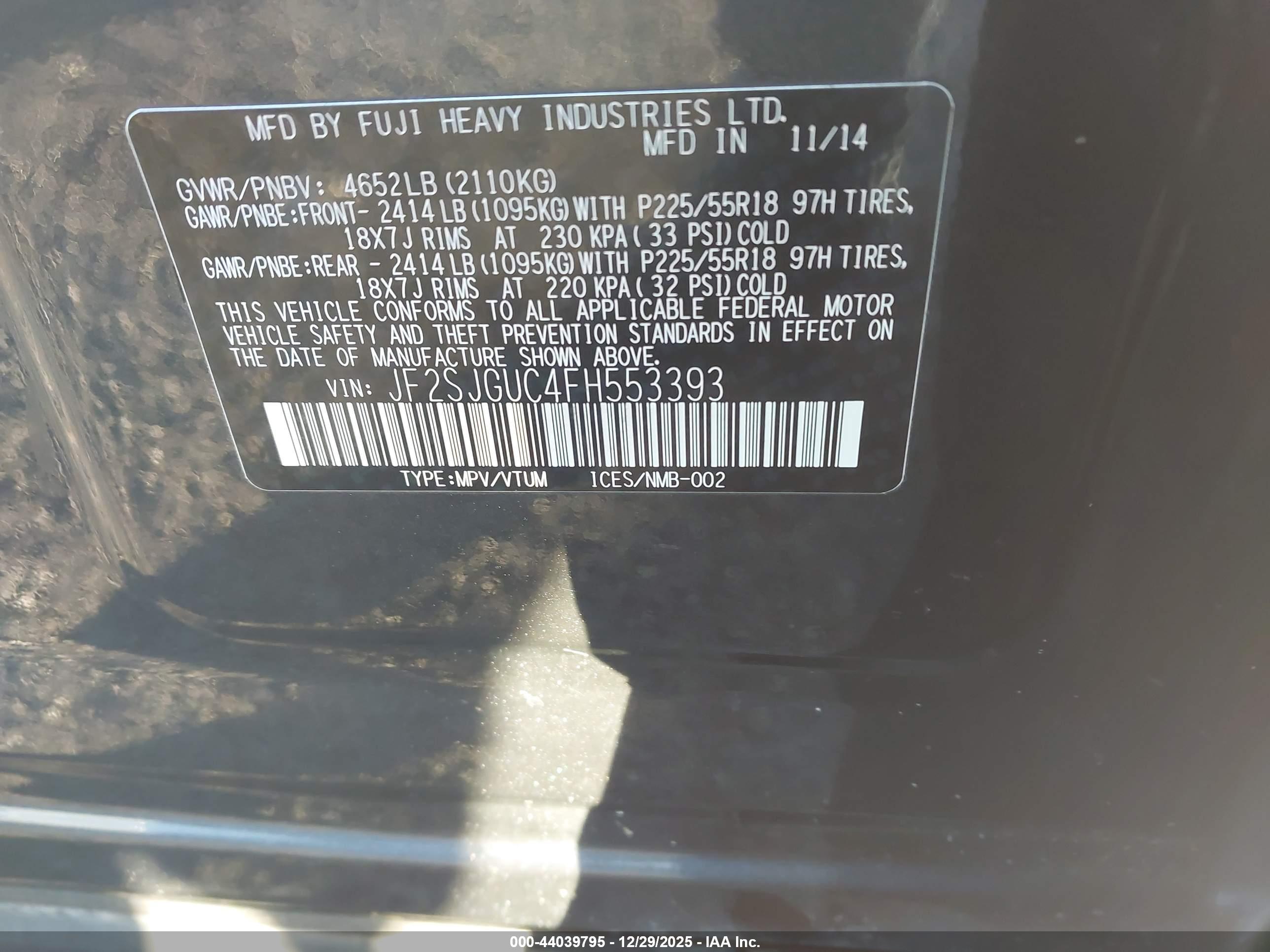 SUBARU FORESTER image 9