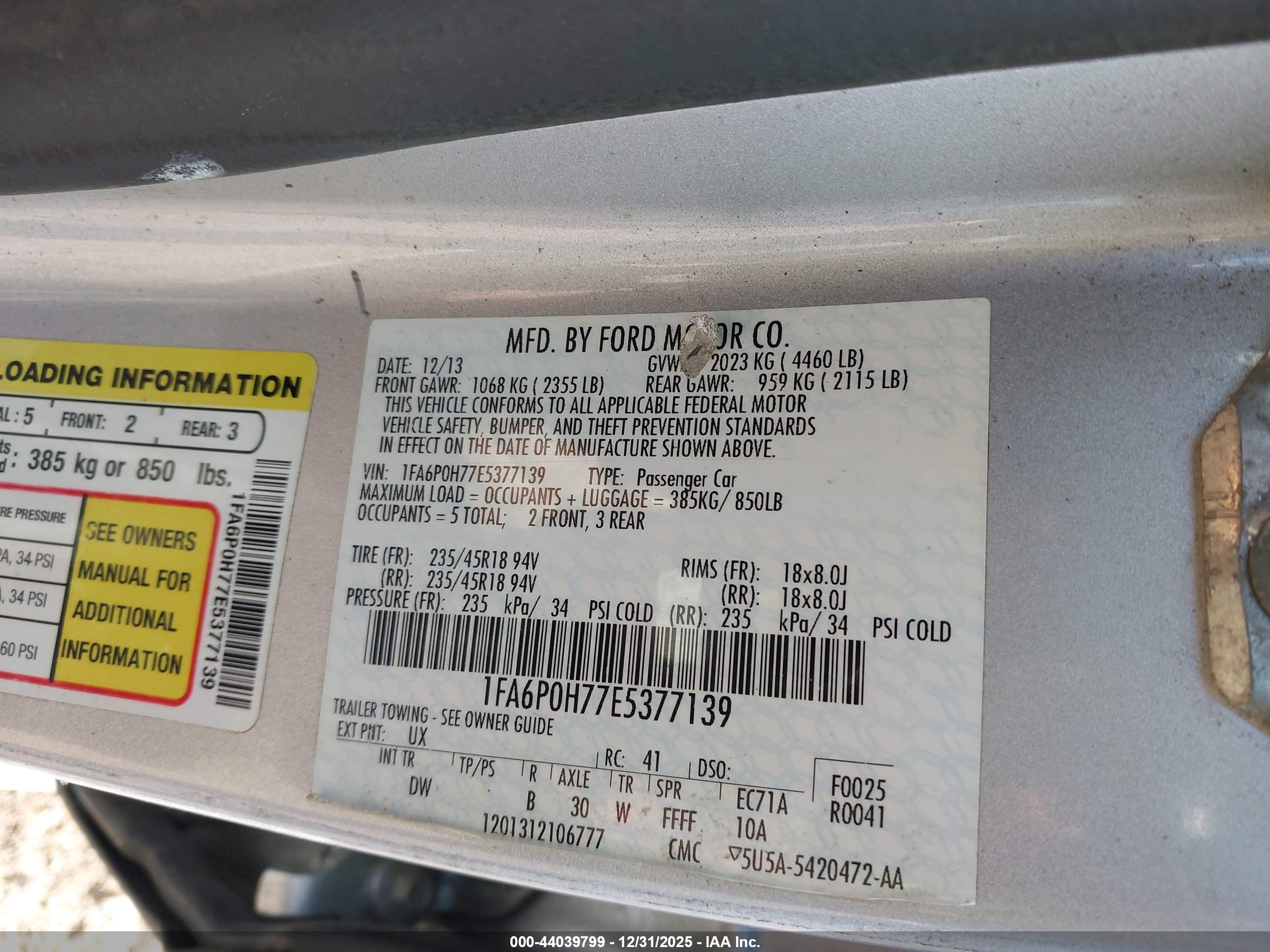 FORD FUSION image 9