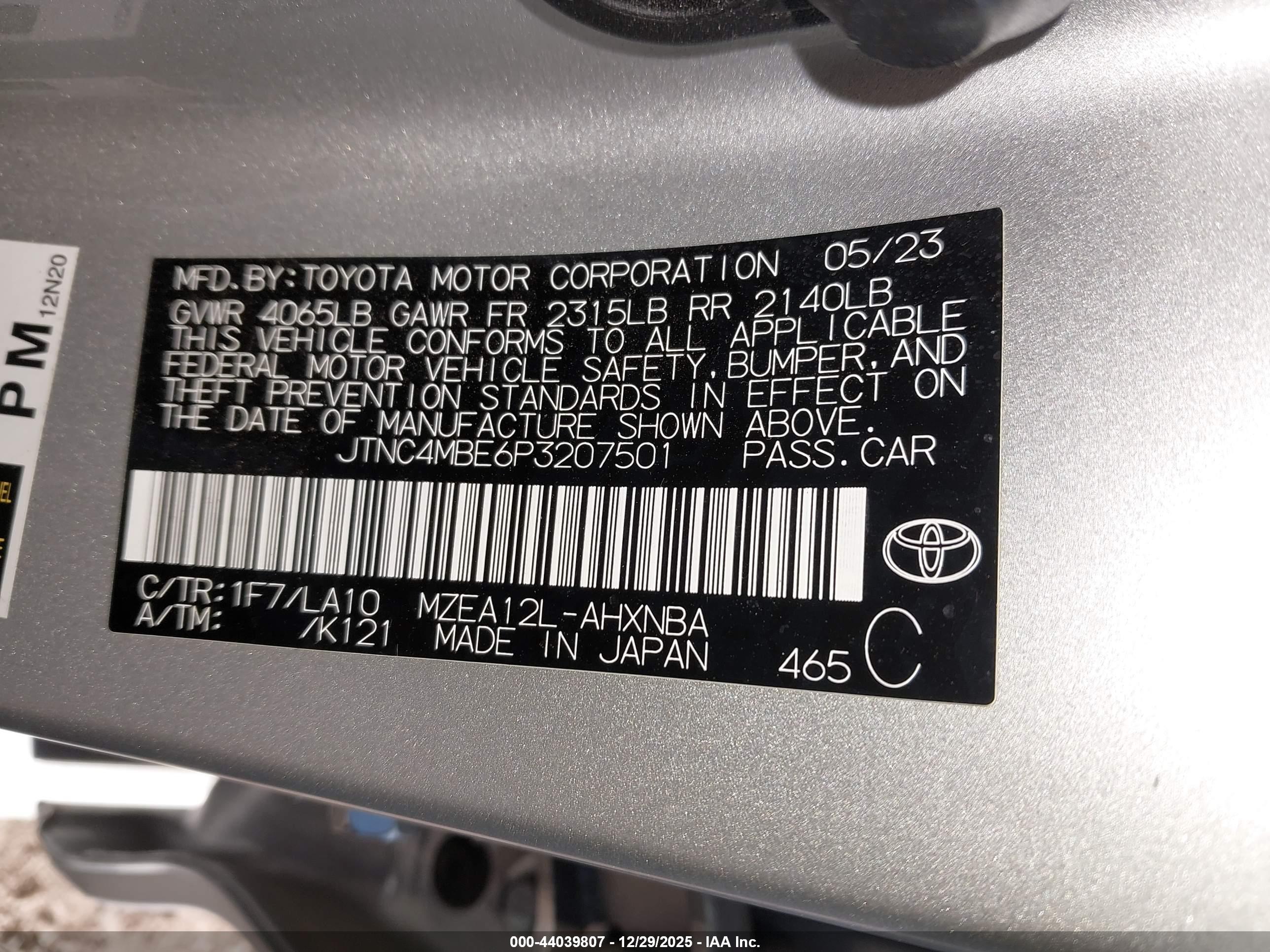 TOYOTA COROLLA image 9
