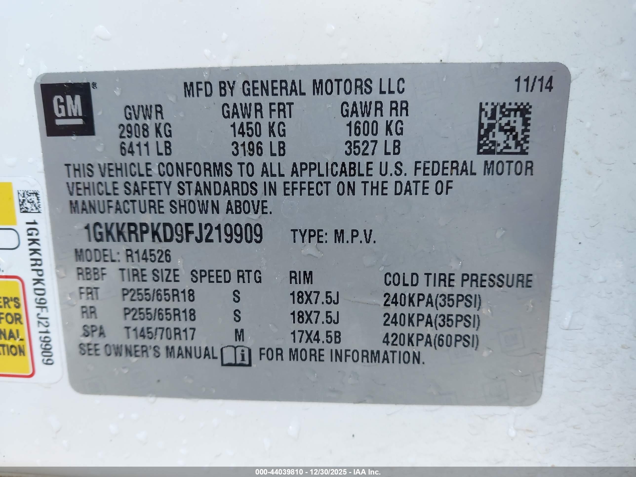 GMC ACADIA image 9